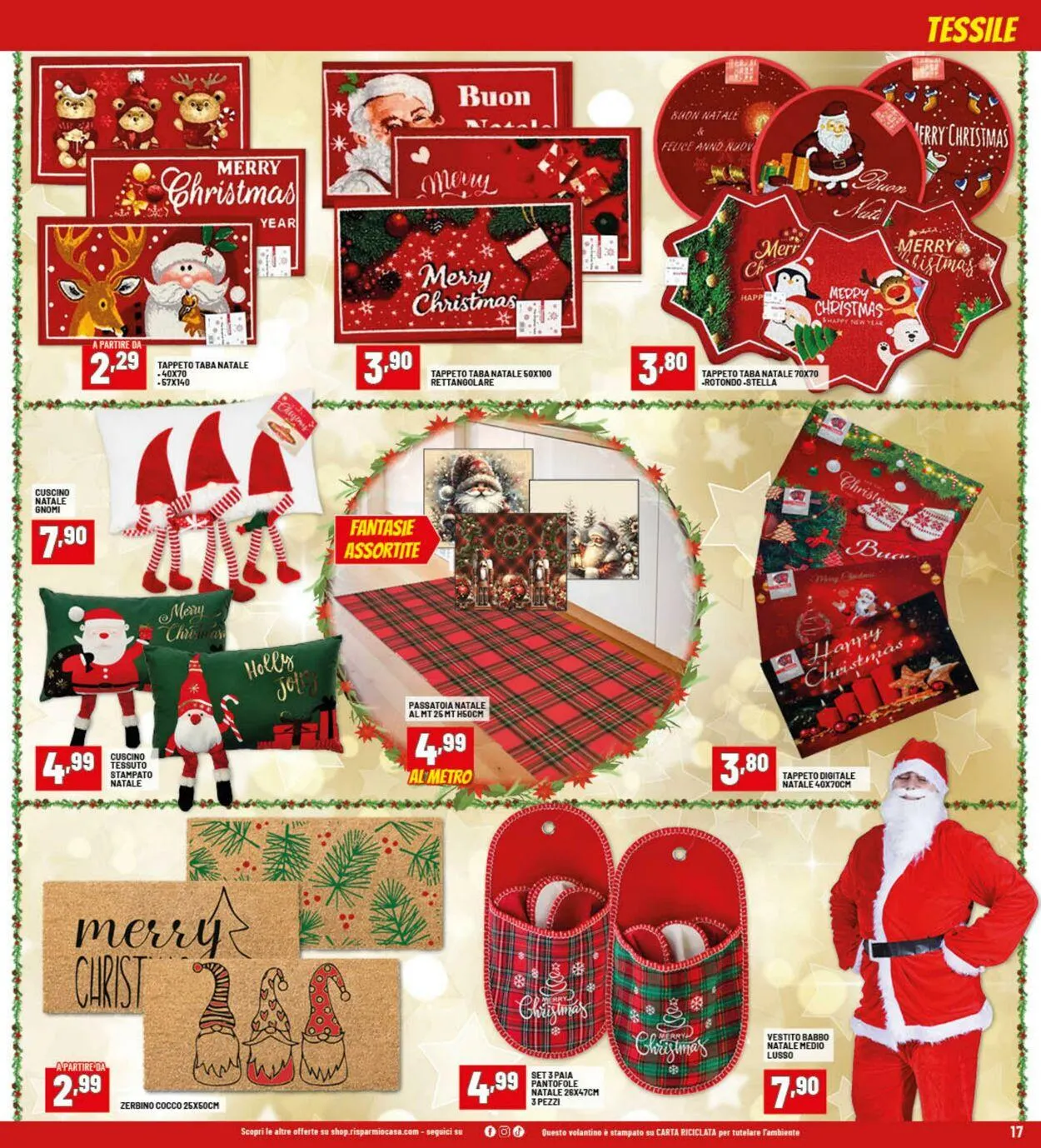 Risparmio Casa Volantino attuale da 26 novembre a 20 dicembre di 2025 - Pagina del volantino 17