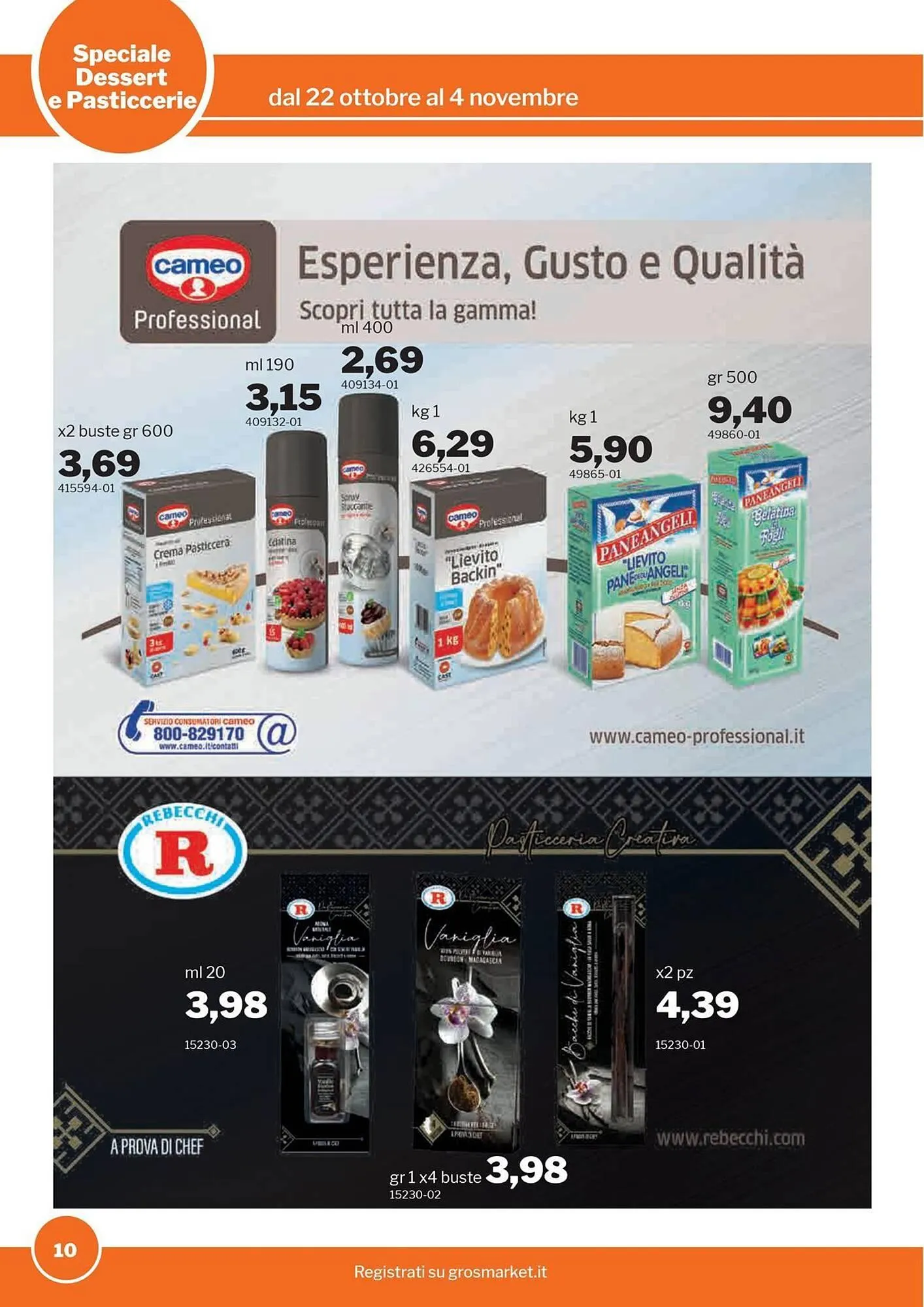 Volantino GrosMarket da 23 ottobre a 4 novembre di 2025 - Pagina del volantino 10