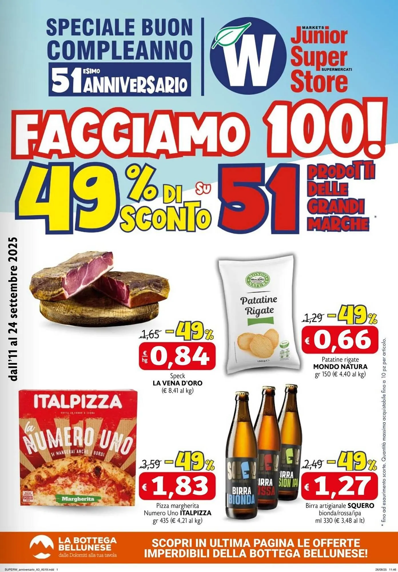 Volantino SuperW da 11 settembre a 24 settembre di 2025 - Pagina del volantino 1