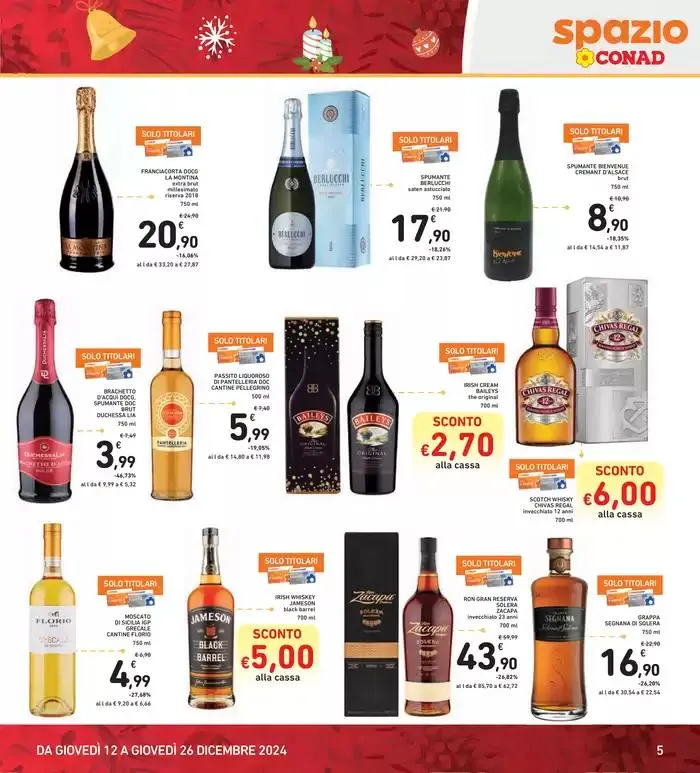 A Natale vivi una esperienza di gusto Sapori & Buone Feste da 12 dicembre a 26 dicembre di 2024 - Pagina del volantino 5