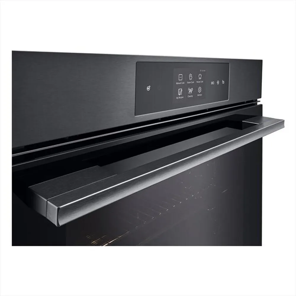 LG - Forno incasso elettrico INSTAVIEW WSED7665B A++-Black Steel