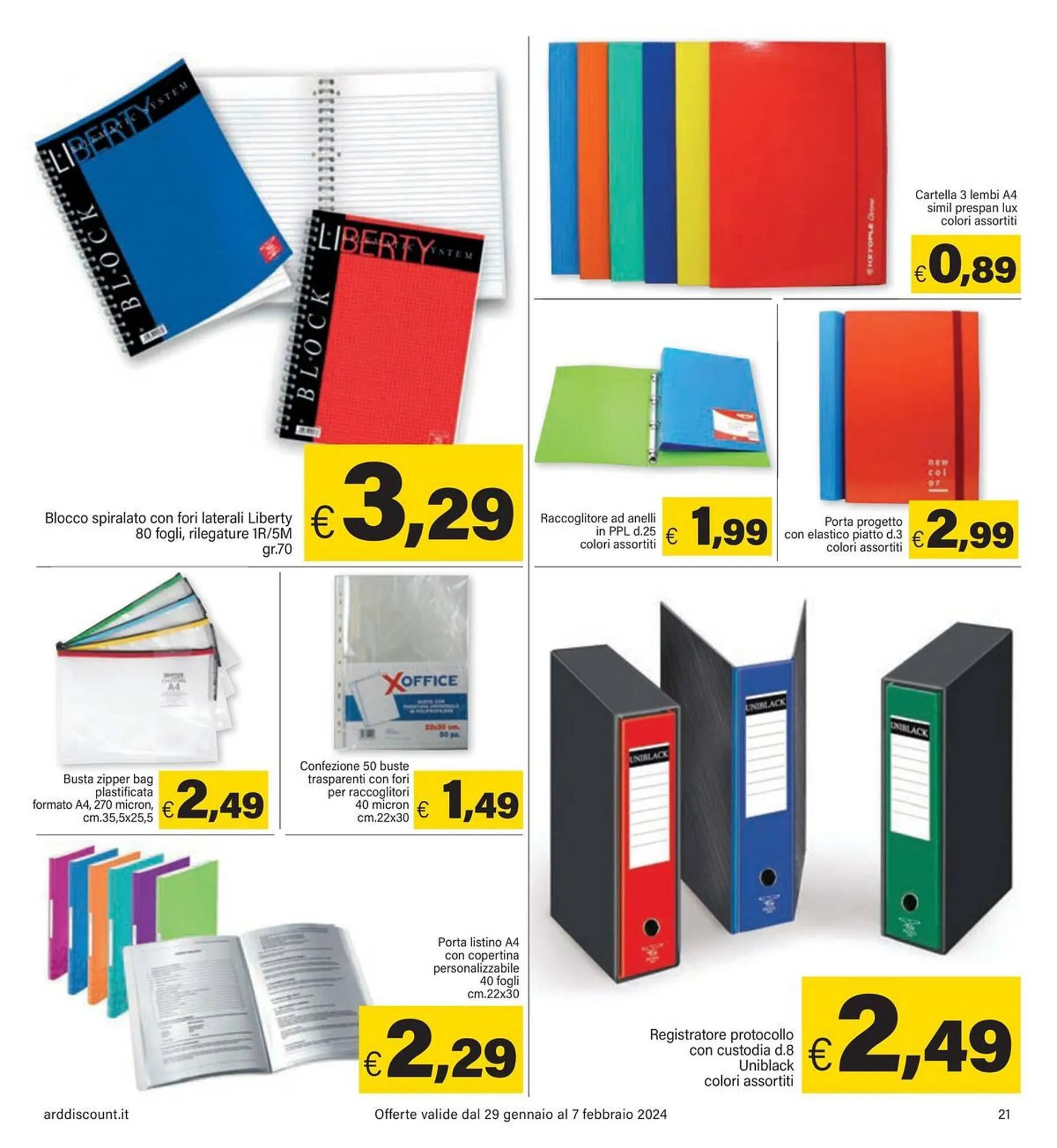 Volantino Ard Discount da 29 gennaio a 7 febbraio di 2024 - Pagina del volantino 21