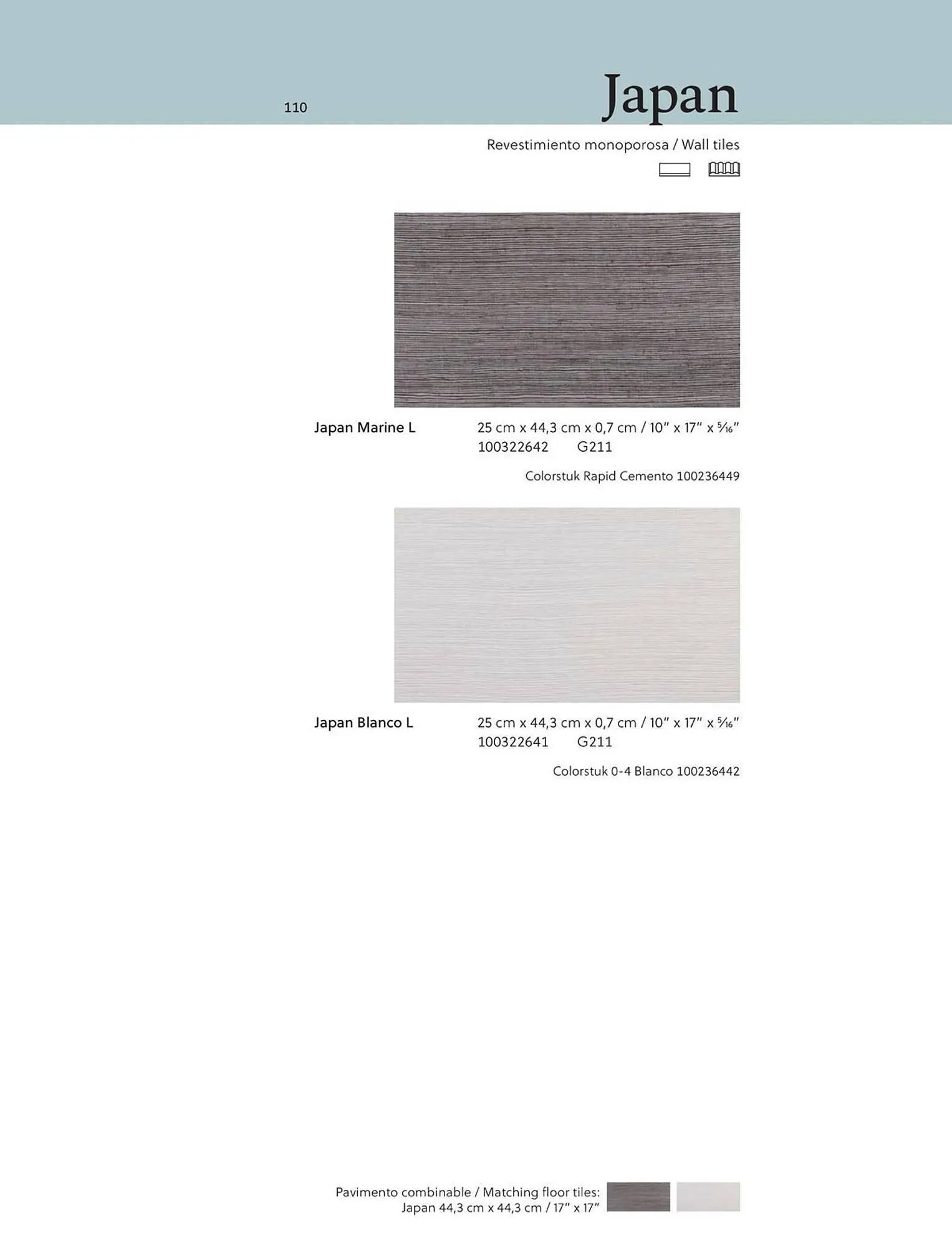 Catalogue Porcelanosa du 27 juin au 31 décembre 2025 - Catalogue page 110