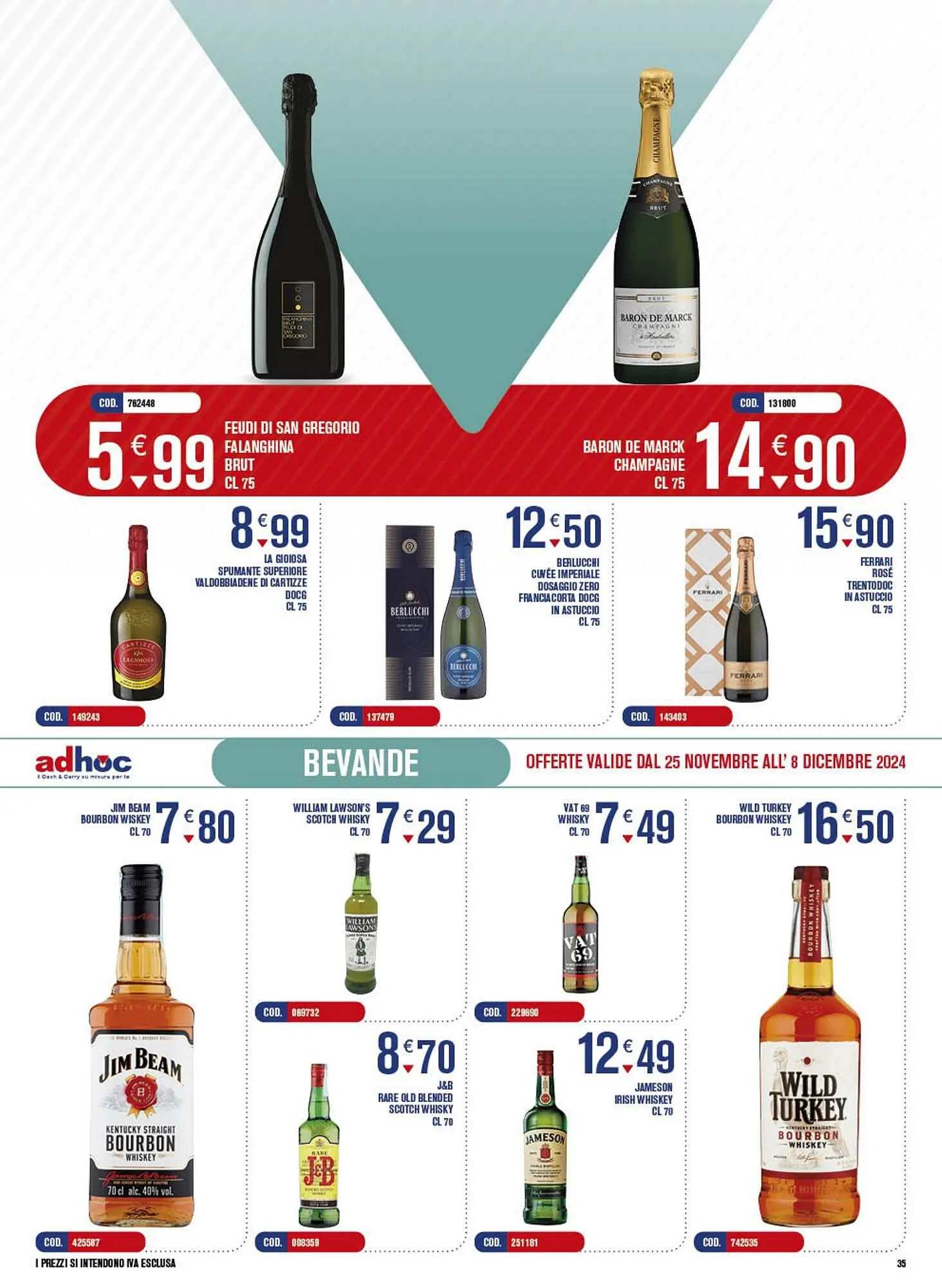 Volantino Adhoc da 25 novembre a 8 dicembre di 2024 - Pagina del volantino 35