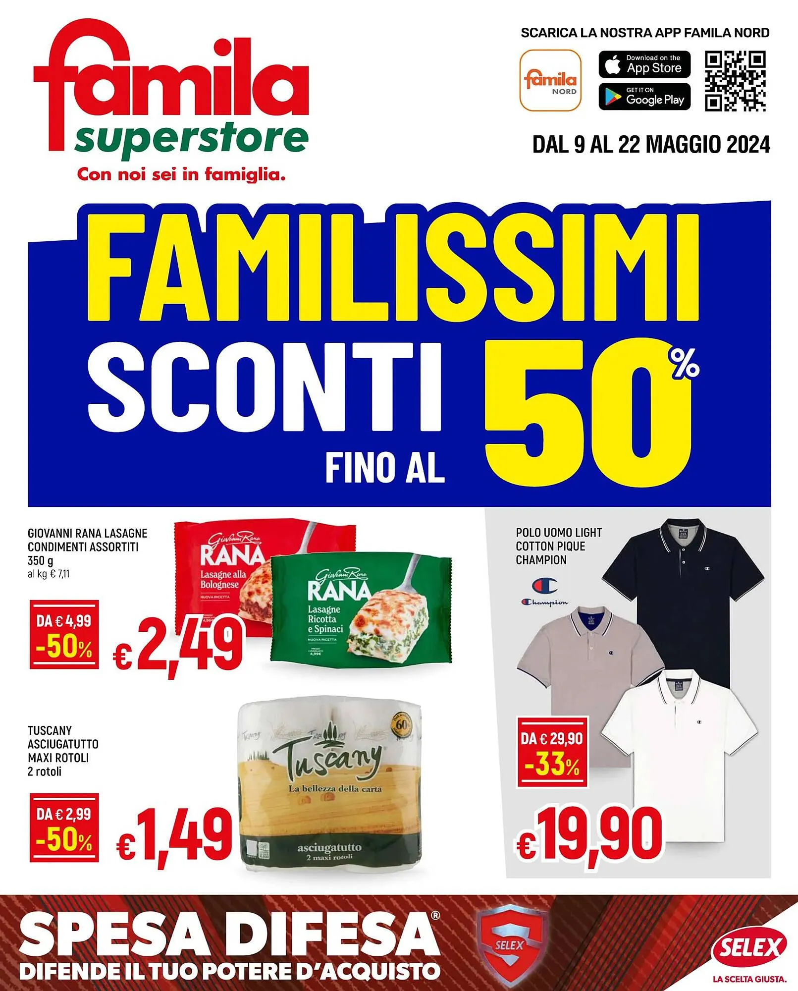 Volantino Famila Superstore da 9 maggio a 22 maggio di 2024 - Pagina del volantino 1