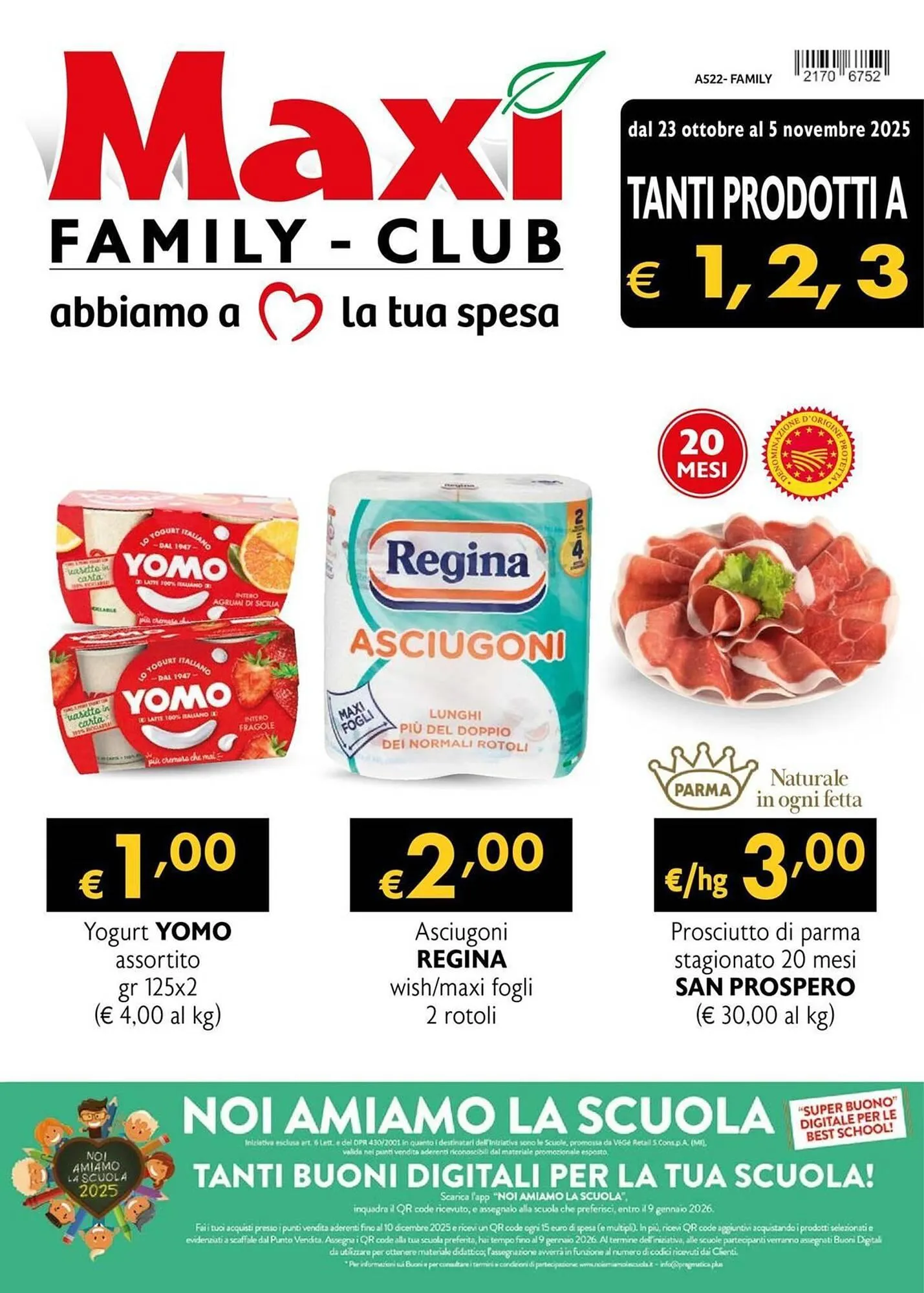 Volantino Maxi Family da 23 ottobre a 5 novembre di 2025 - Pagina del volantino 1