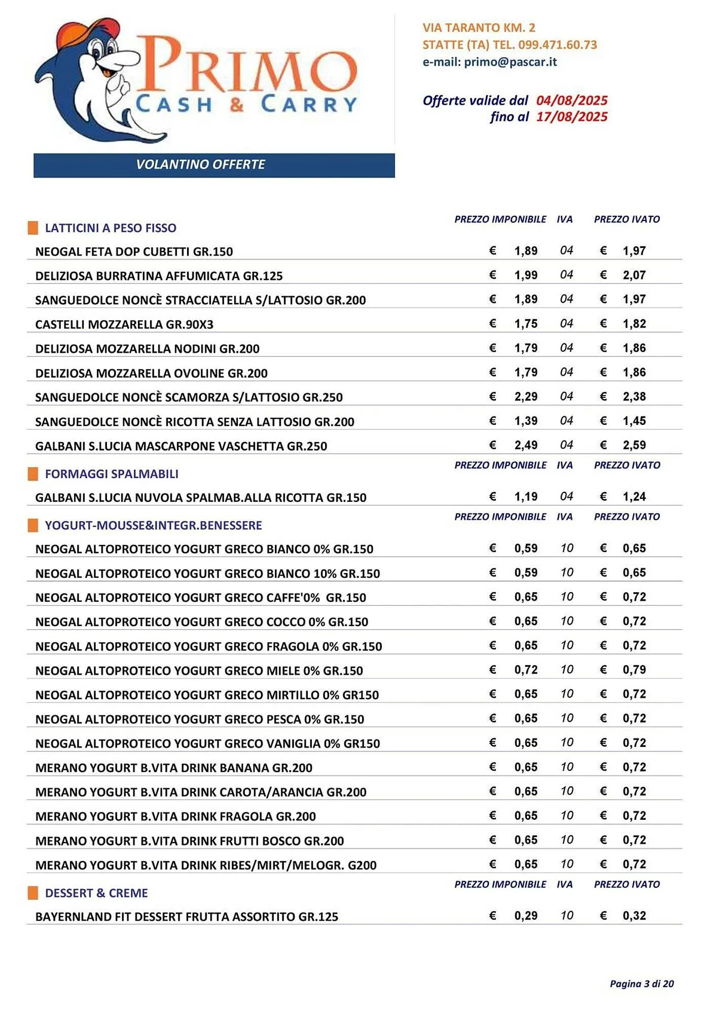 Volantino Gruppo Pascar da 4 agosto a 17 agosto di 2025 - Pagina del volantino 3