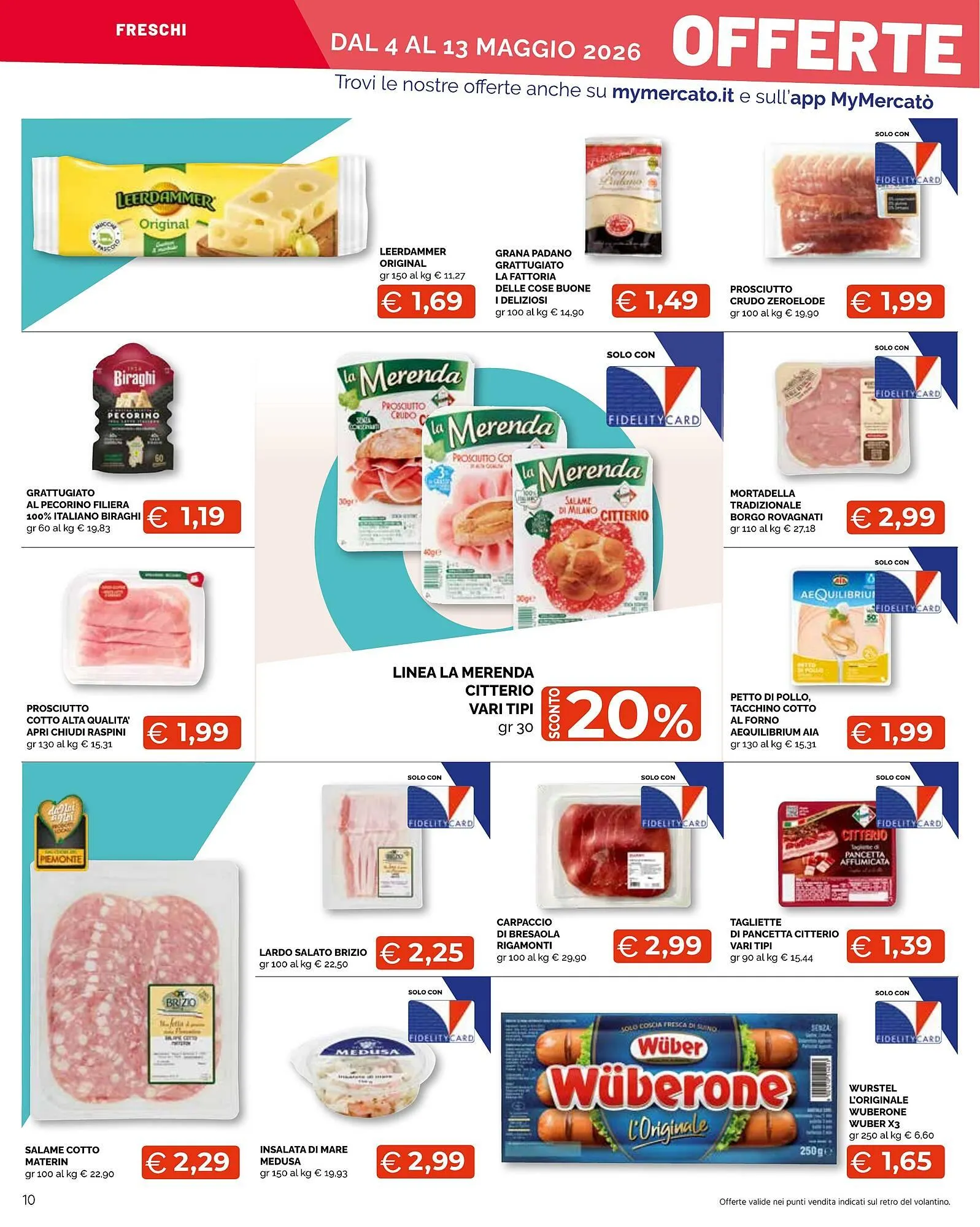 Volantino Mercatò Big da 4 maggio a 13 maggio di 2026 - Pagina del volantino 10