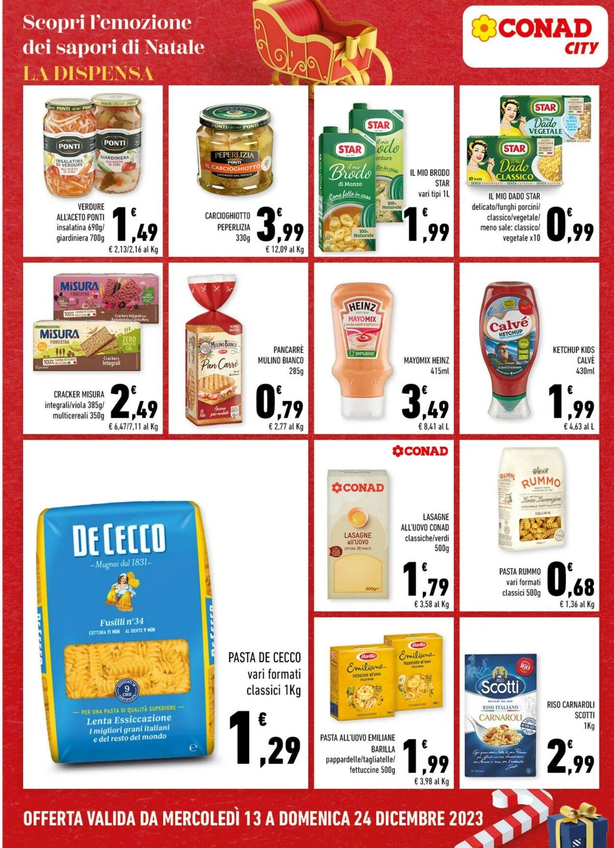 Conad - City - Palermo Volantino attuale da 13 dicembre a 24 dicembre di 2023 - Pagina del volantino 16
