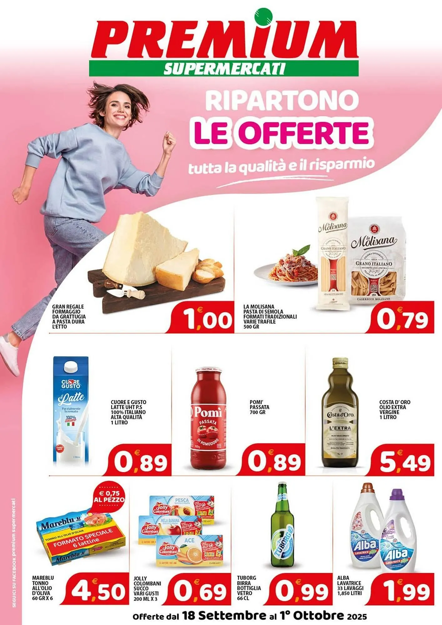 Volantino Premium Supermercati da 22 settembre a 1 ottobre di 2025 - Pagina del volantino 1