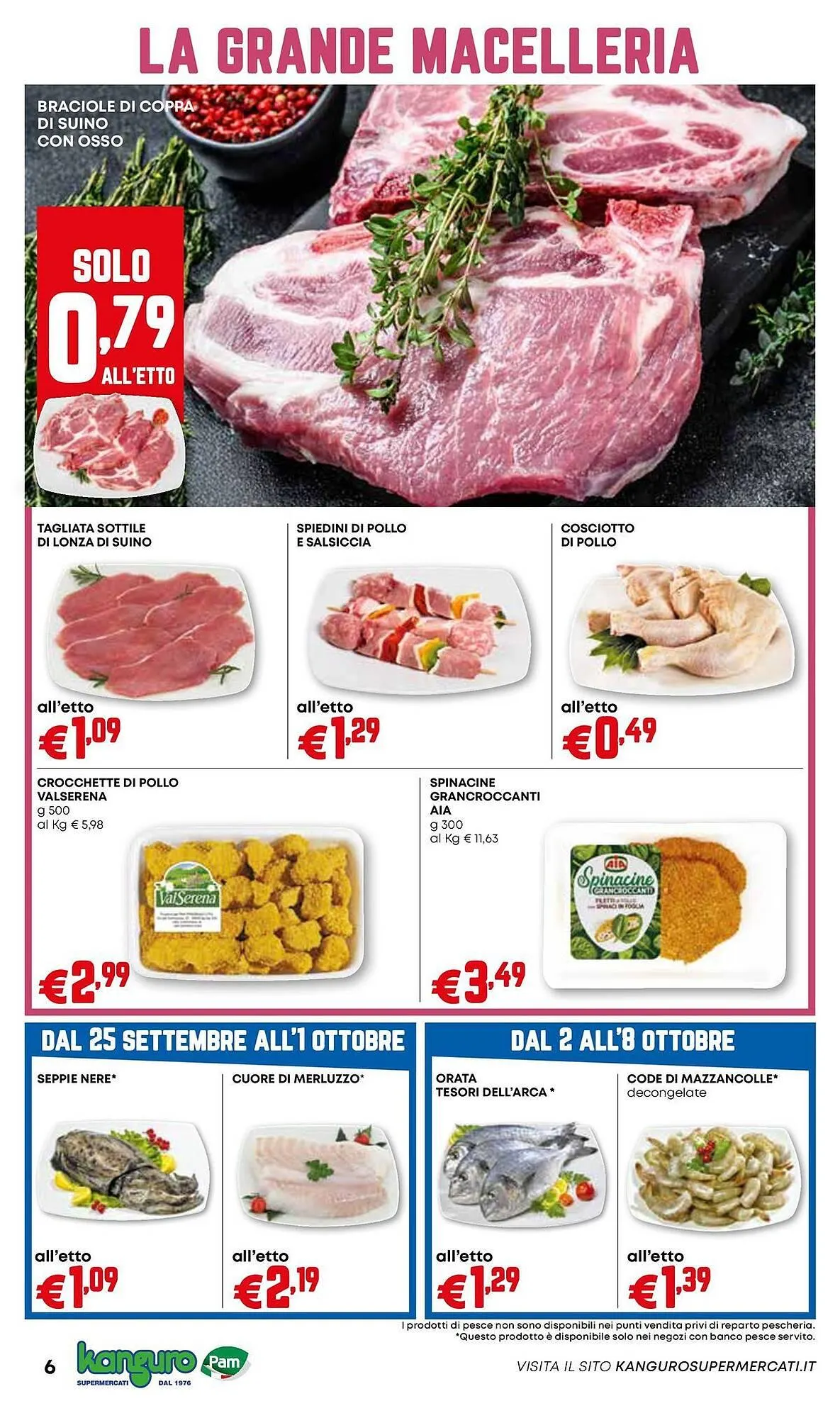 Volantino Kanguro da 25 settembre a 8 ottobre di 2025 - Pagina del volantino 6