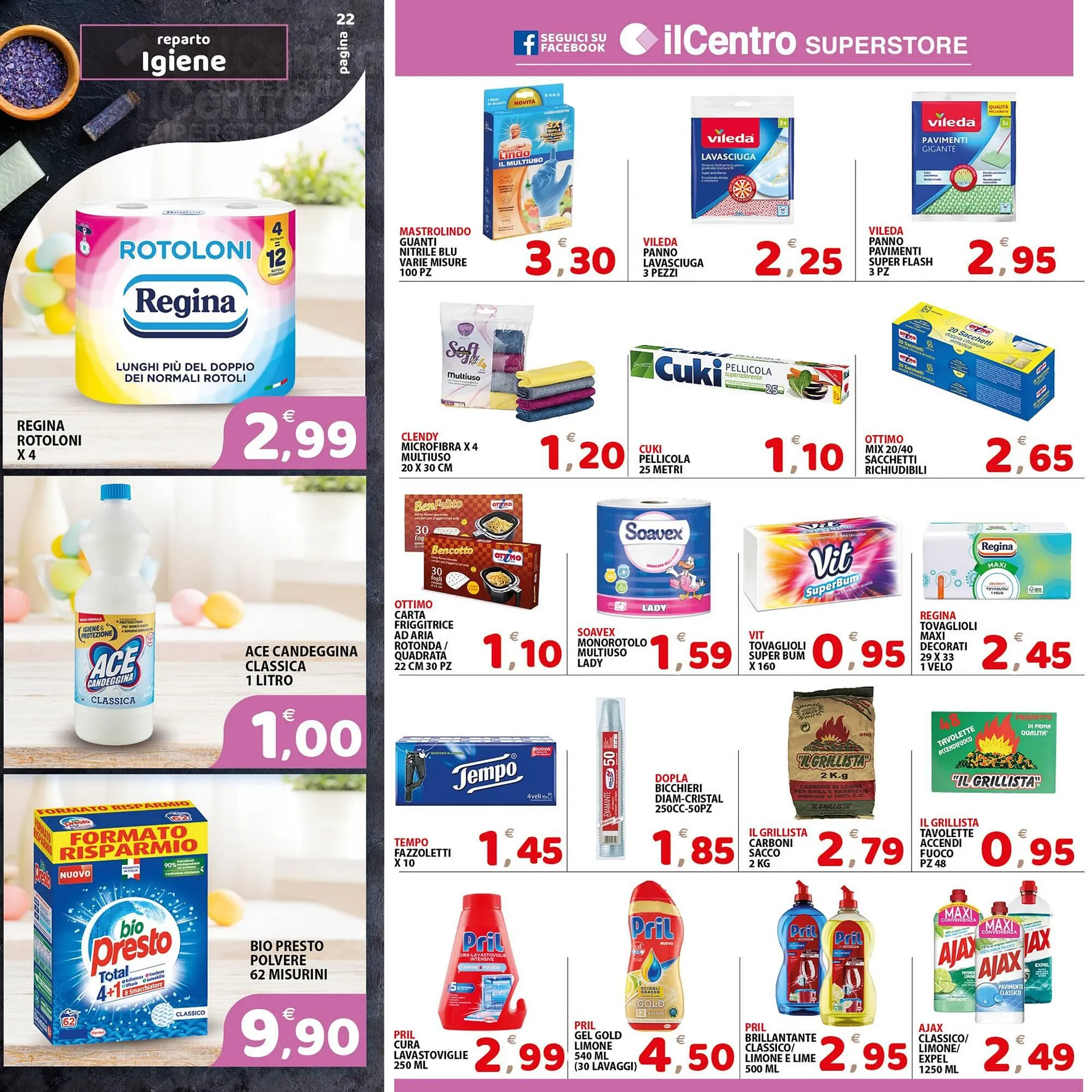 Volantino Il Centro Superstore da 15 aprile a 29 aprile di 2025 - Pagina del volantino 22