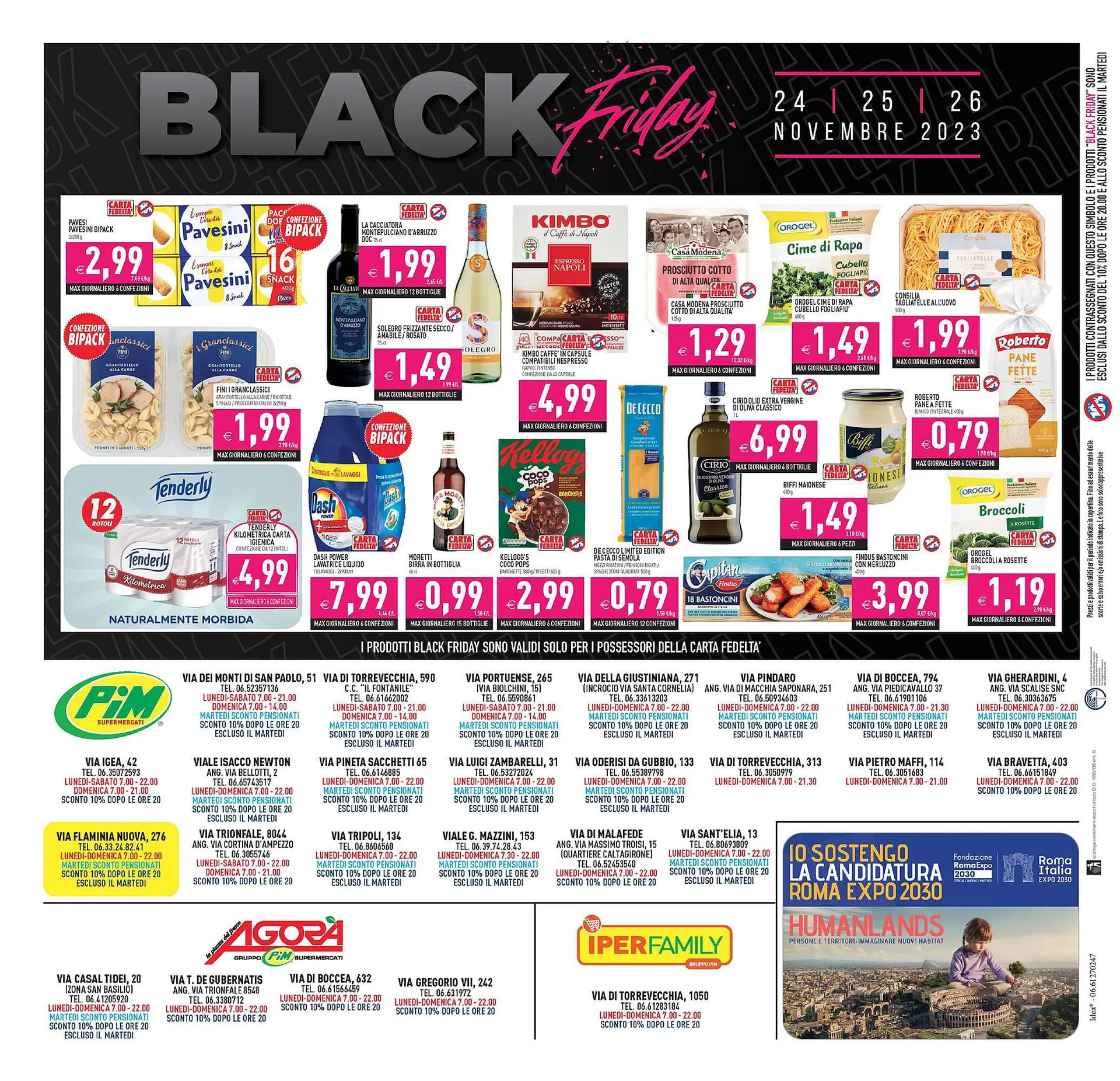 Volantino Pim Supermercati da 24 novembre a 4 dicembre di 2023 - Pagina del volantino 23