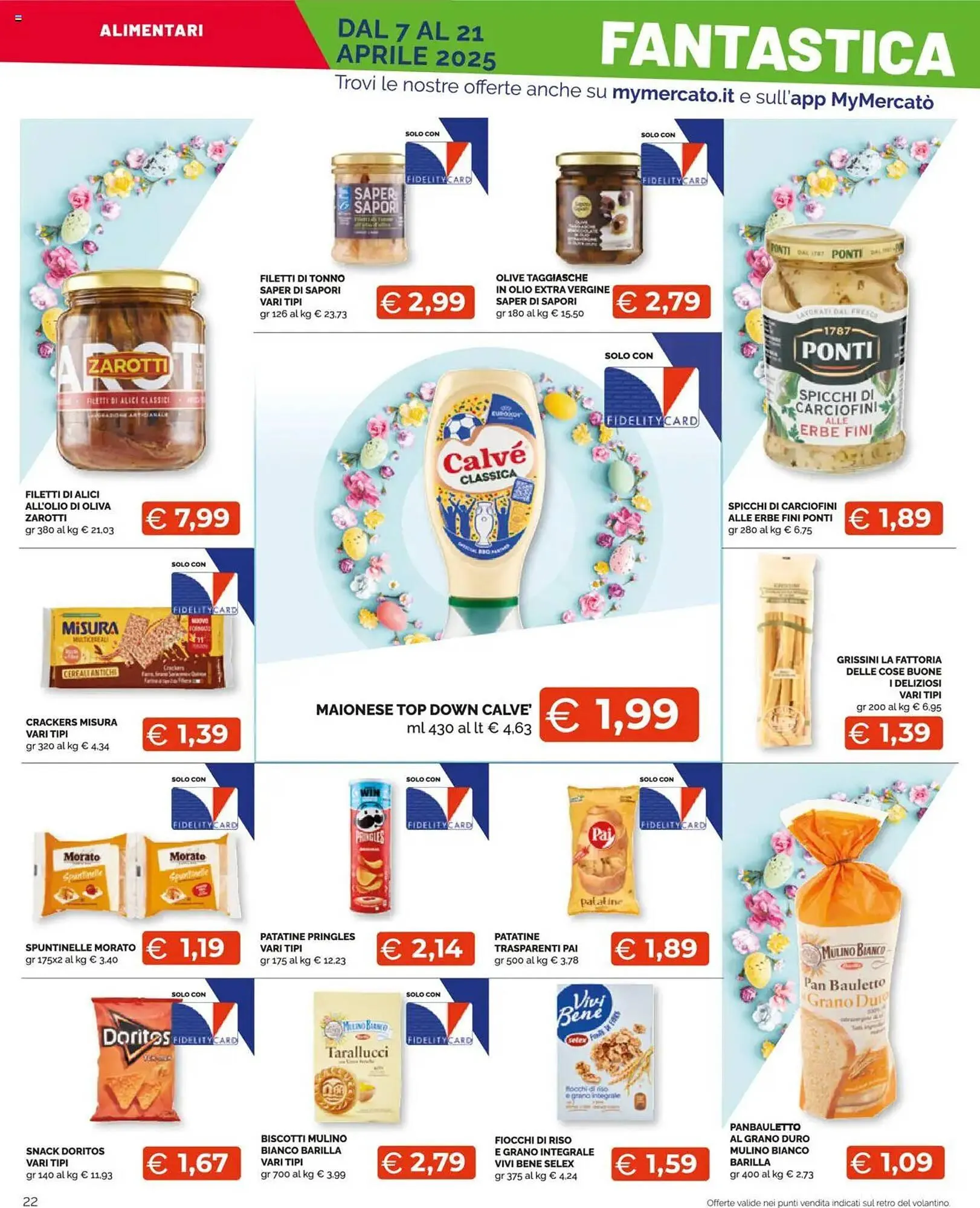 Volantino Mercatò Extra da 7 aprile a 21 aprile di 2025 - Pagina del volantino 22