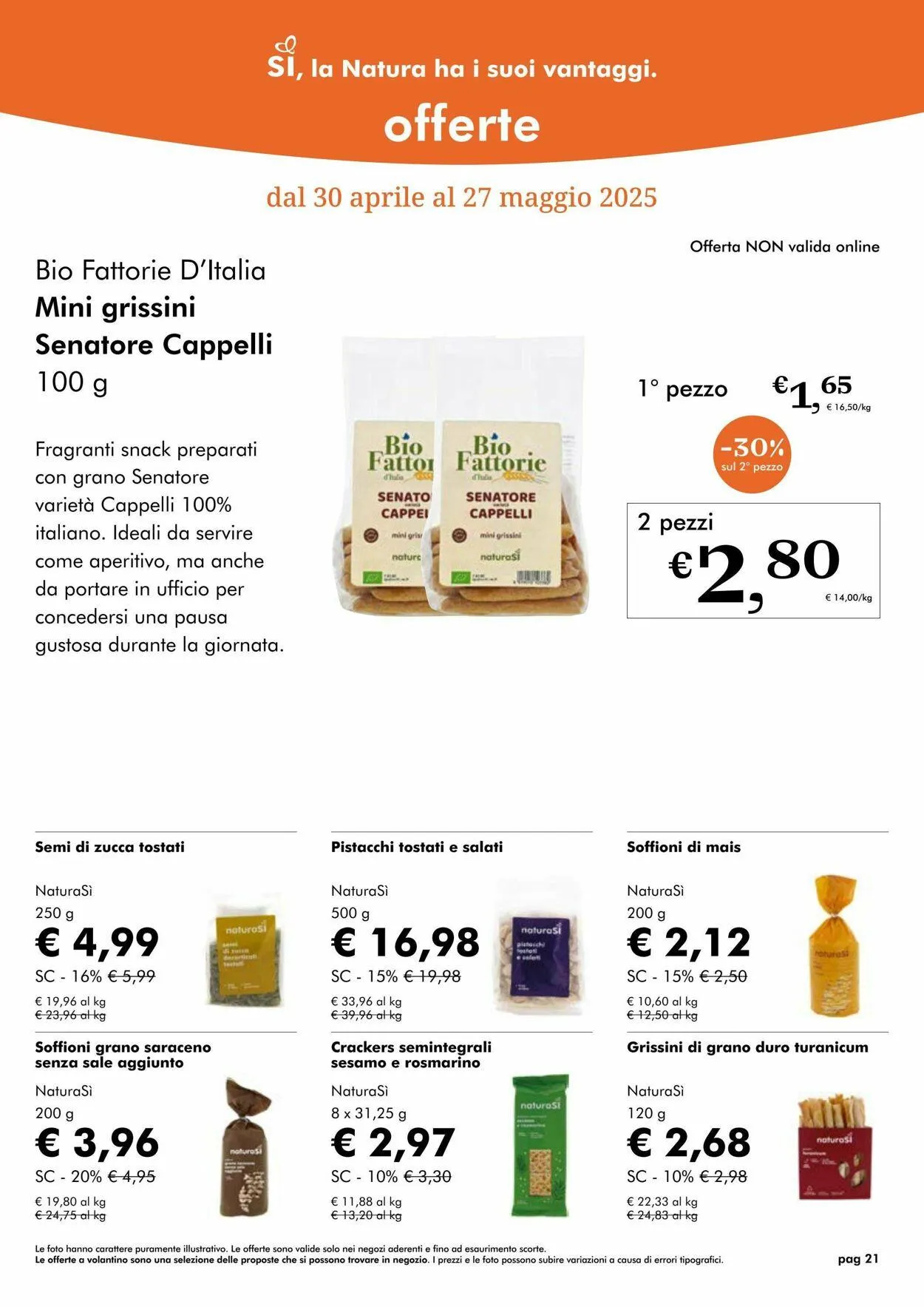 Natura Sì Volantino attuale da 27 maggio a 10 giugno di 2025 - Pagina del volantino 21