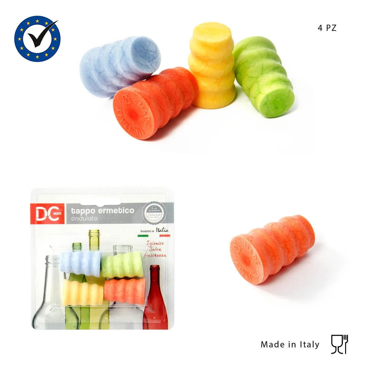 Dc - Wave Bottle Cap 4Pcs