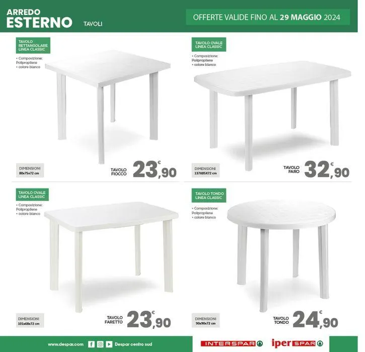 Arredo esterno  da 29 aprile a 29 maggio di 2024 - Pagina del volantino 7