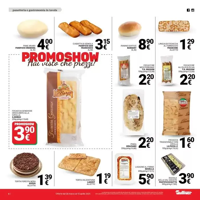 Promo show da 28 marzo a 10 aprile di 2025 - Pagina del volantino 6