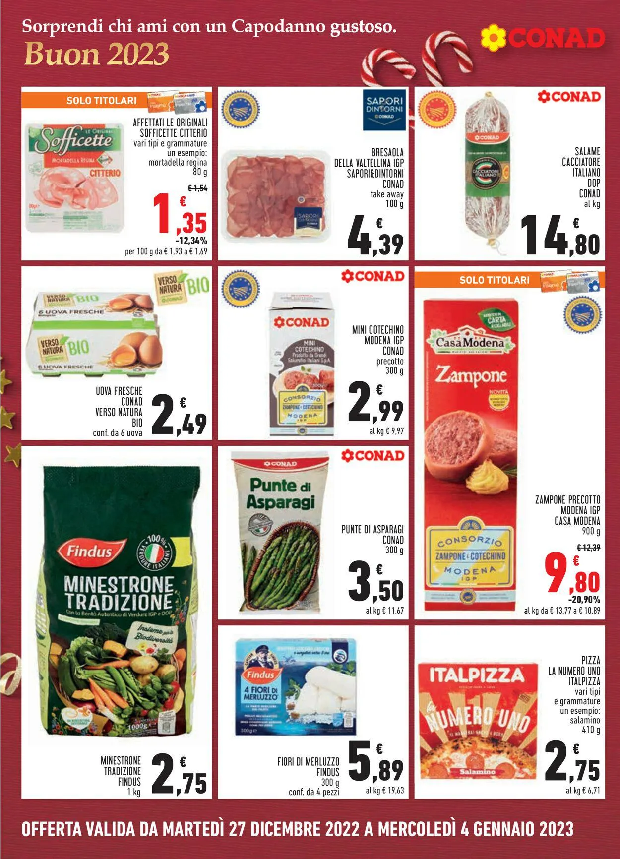 Conad Volantino attuale da 22 gennaio a 4 gennaio di 2025 - Pagina del volantino 6