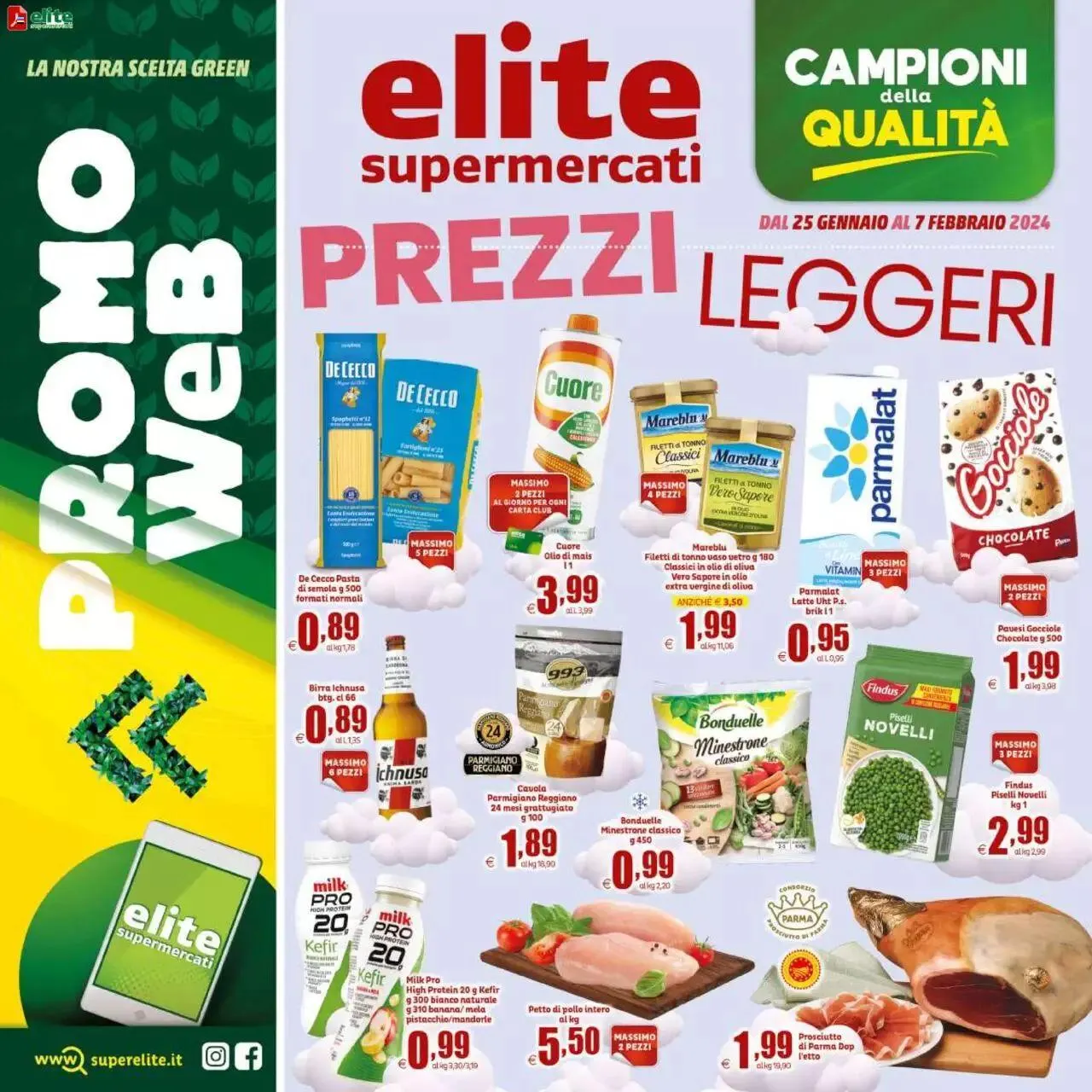Volantino Elite Supermercati da 25 gennaio a 7 febbraio di 2024 - Pagina del volantino 1
