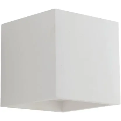 Applique Intec Rubik 11,5x11,5 cm bianco