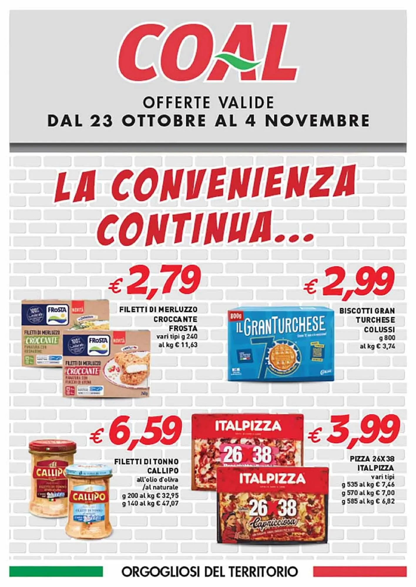 Volantino Coal da 23 ottobre a 4 novembre di 2025 - Pagina del volantino 1