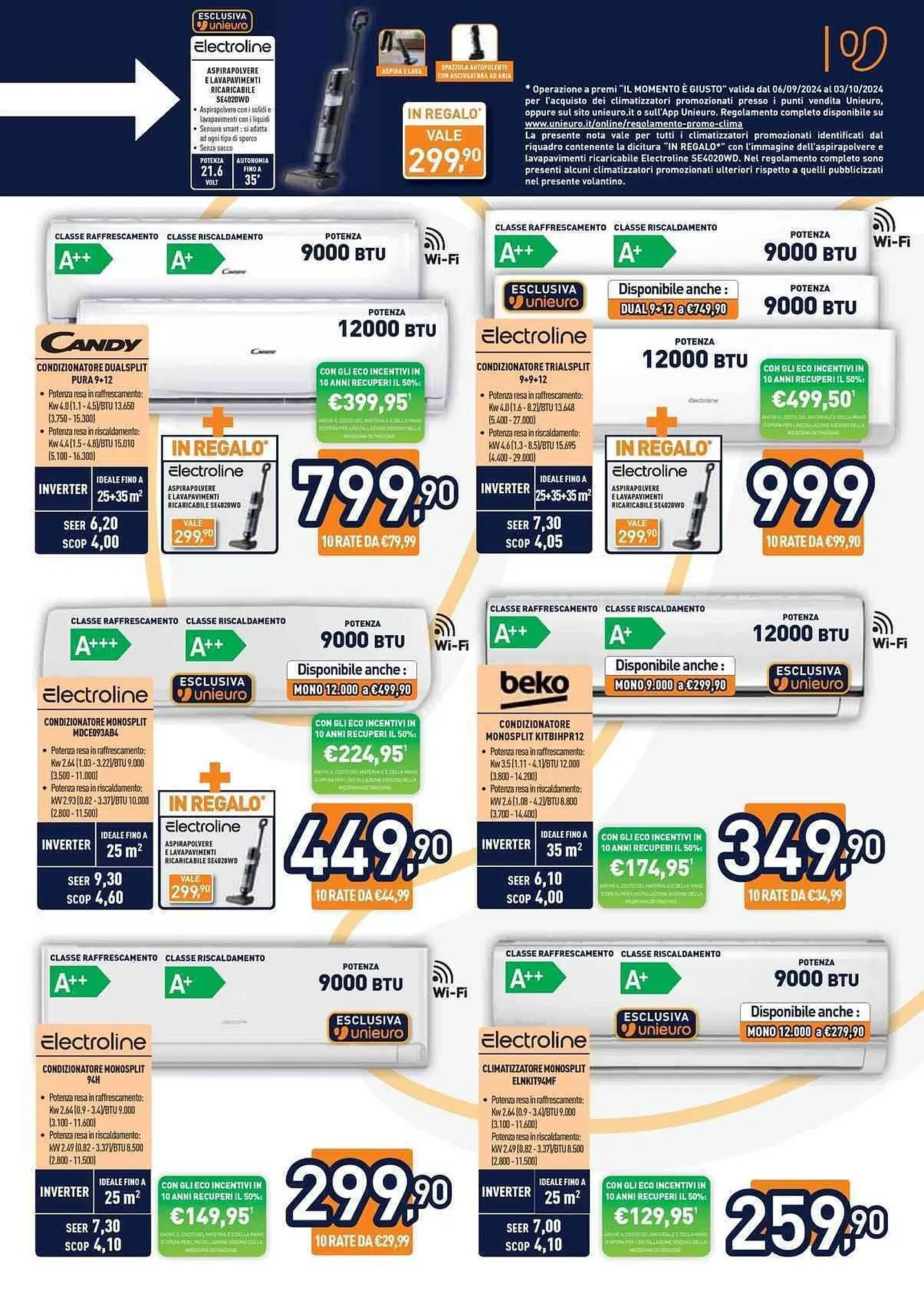 Volantino Unieuro da 20 settembre a 3 ottobre di 2024 - Pagina del volantino 17