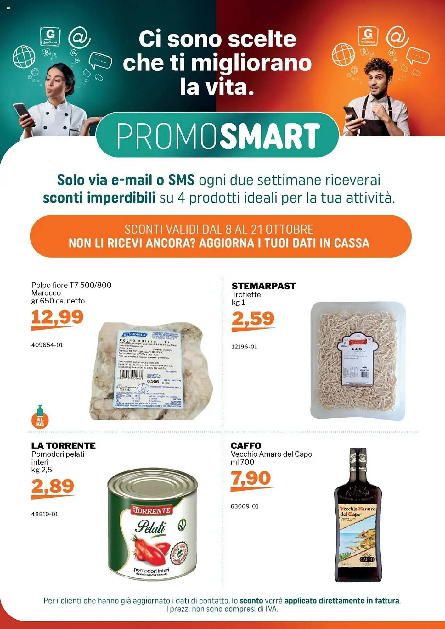 Volantino GrosMarket da 8 ottobre a 21 ottobre di 2025 - Pagina del volantino 1