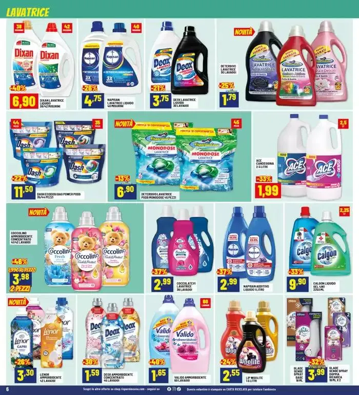 Sconti del 30% 40% 50% da 26 aprile a 10 maggio di 2025 - Pagina del volantino 6