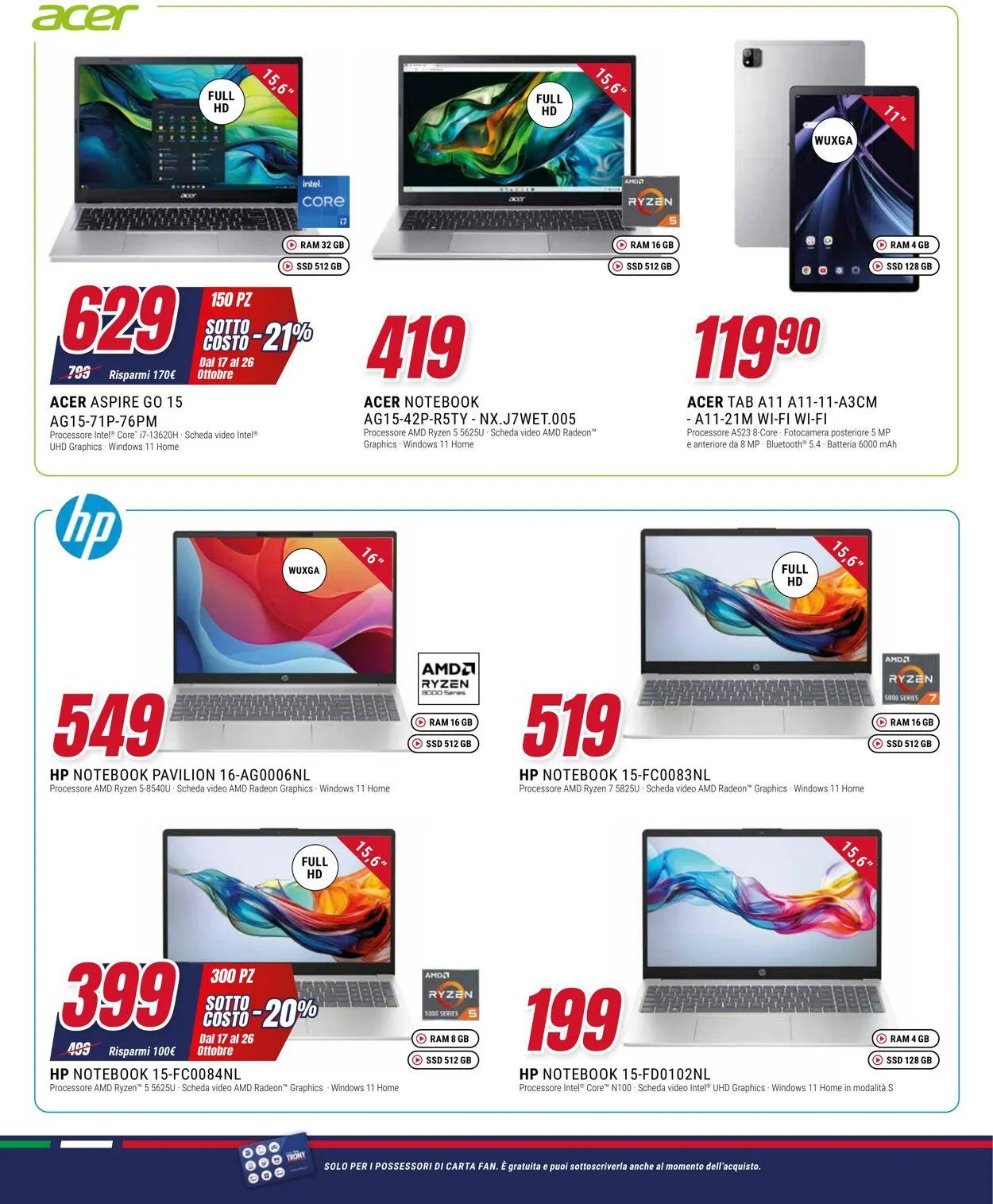 Trony - Milano Volantino attuale da 17 ottobre a 29 ottobre di 2025 - Pagina del volantino 7