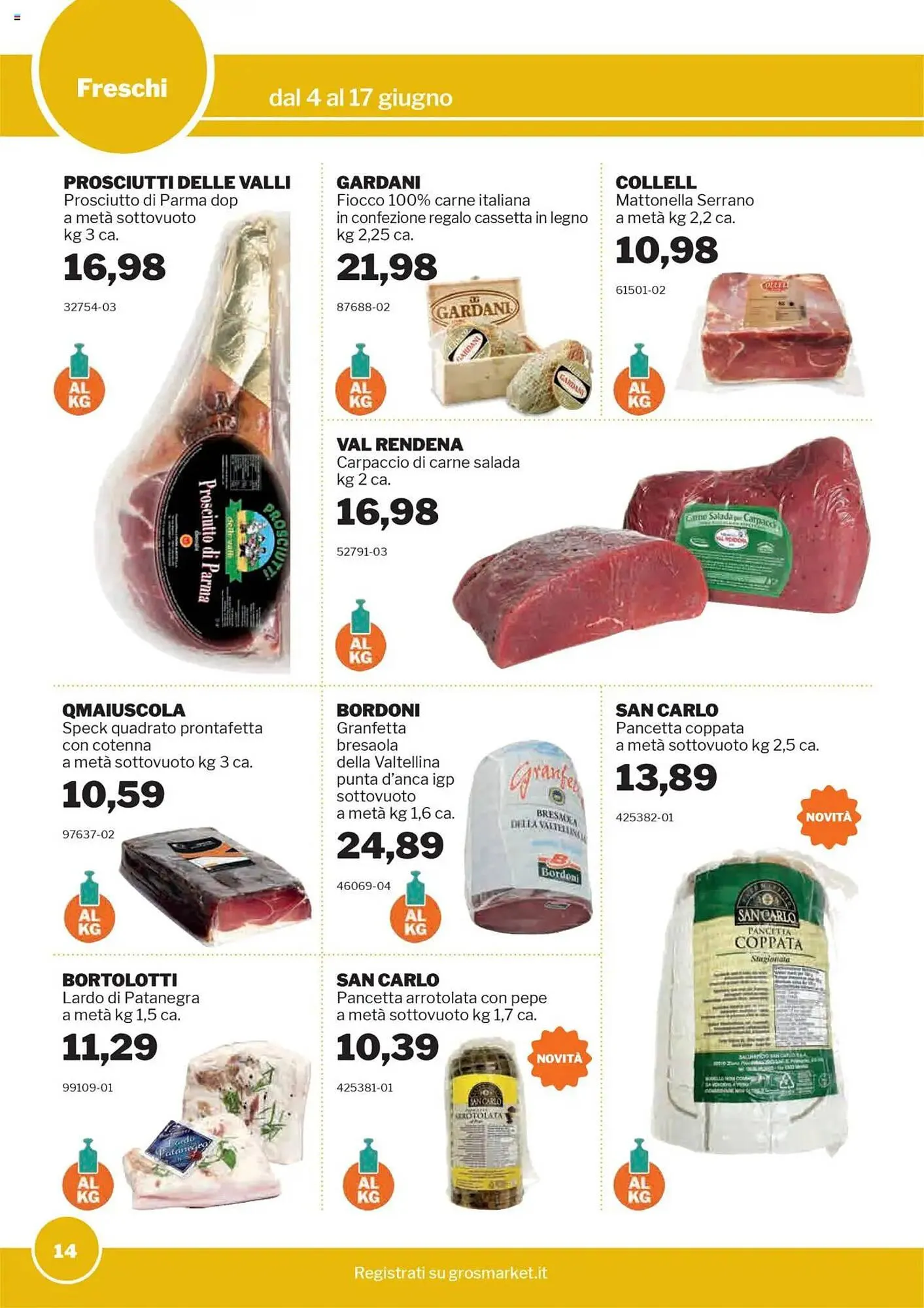 Volantino GrosMarket da 4 giugno a 17 giugno di 2025 - Pagina del volantino 14