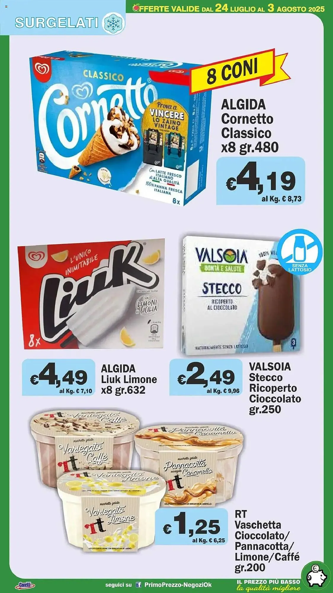 Volantino Primo Prezzo da 24 luglio a 3 agosto di 2025 - Pagina del volantino 35