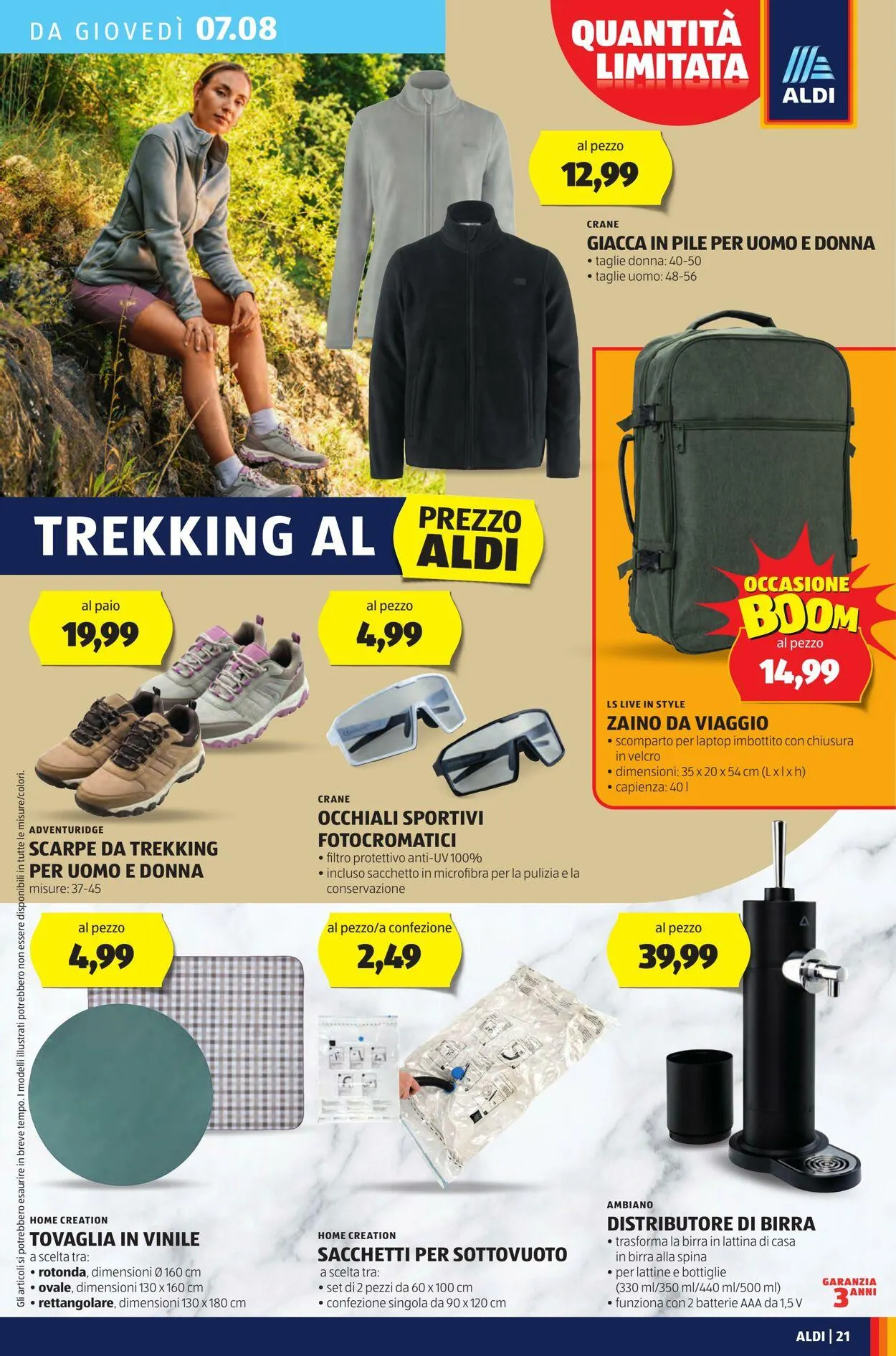 Aldi Volantino attuale da 4 agosto a 10 agosto di 2025 - Pagina del volantino 21