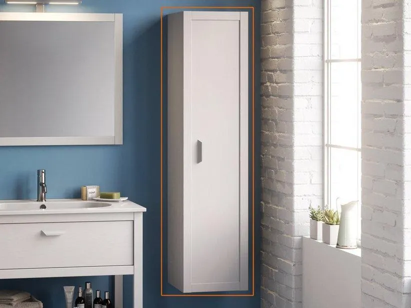 Colonna Bagno Newport 35X30Xh145 Bianco Frassino