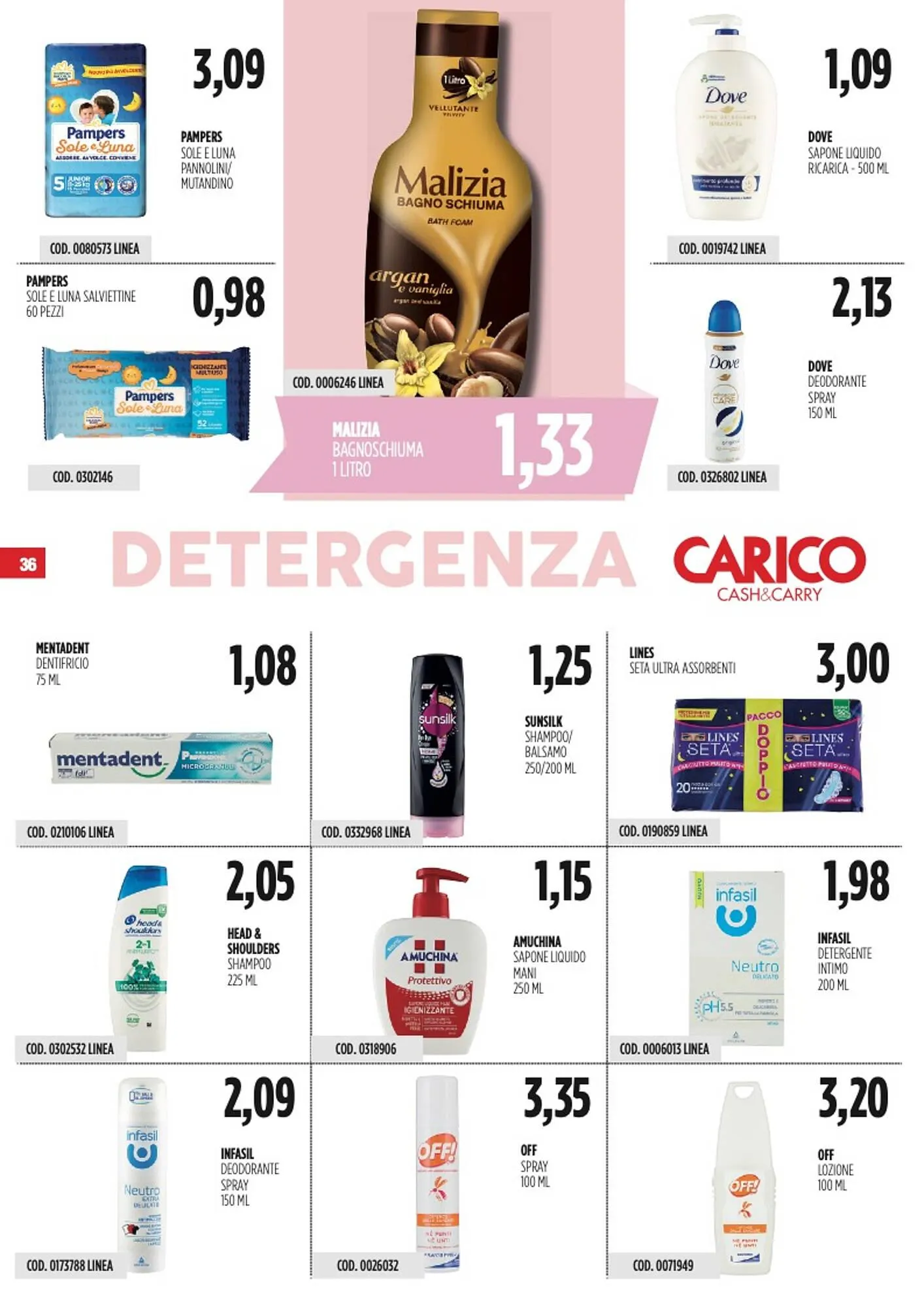 Volantino Carico Cash & Carry da 28 agosto a 10 settembre di 2025 - Pagina del volantino 36
