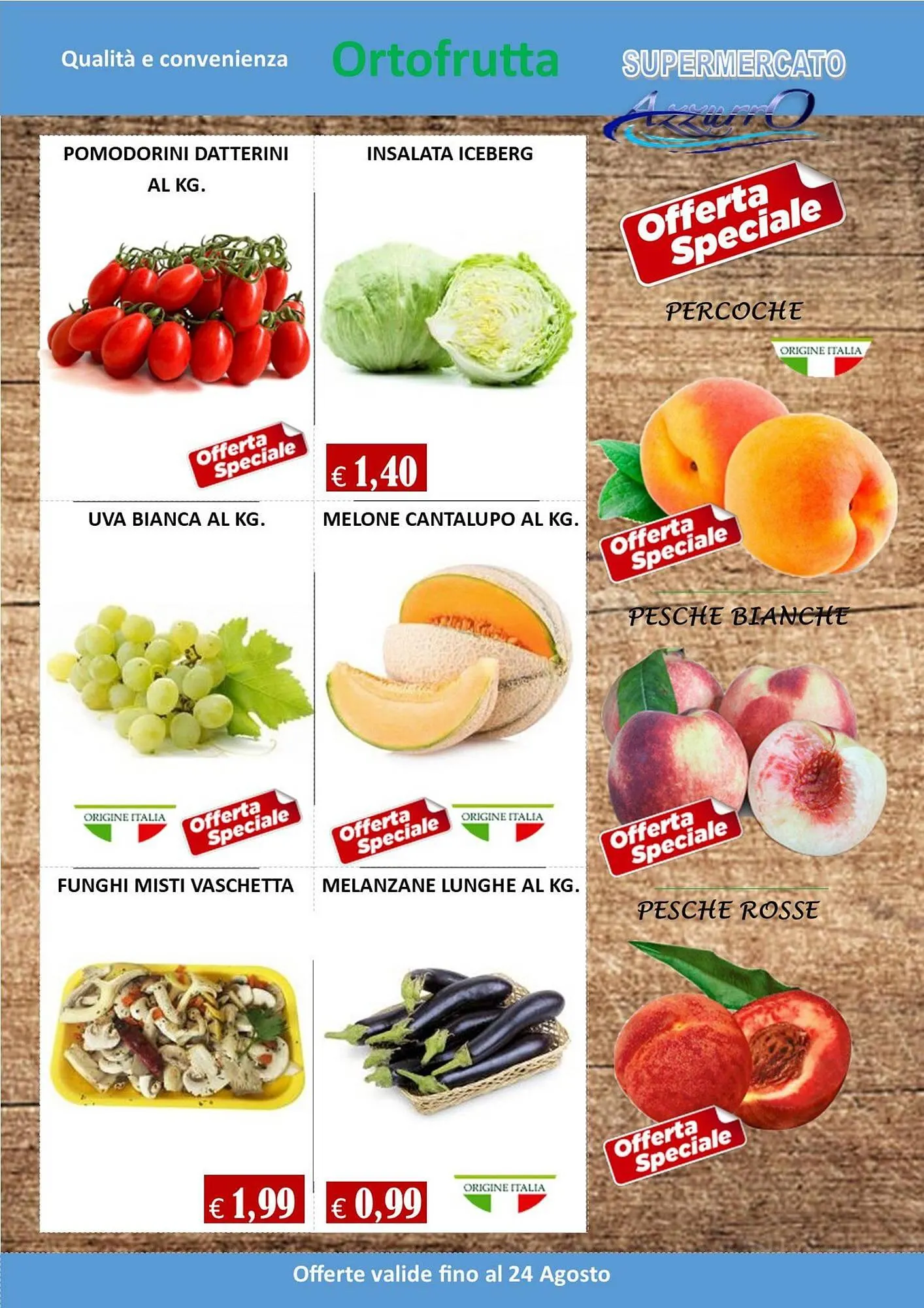 Volantino Supermercato Azzurro da 7 agosto a 24 agosto di 2024 - Pagina del volantino 2