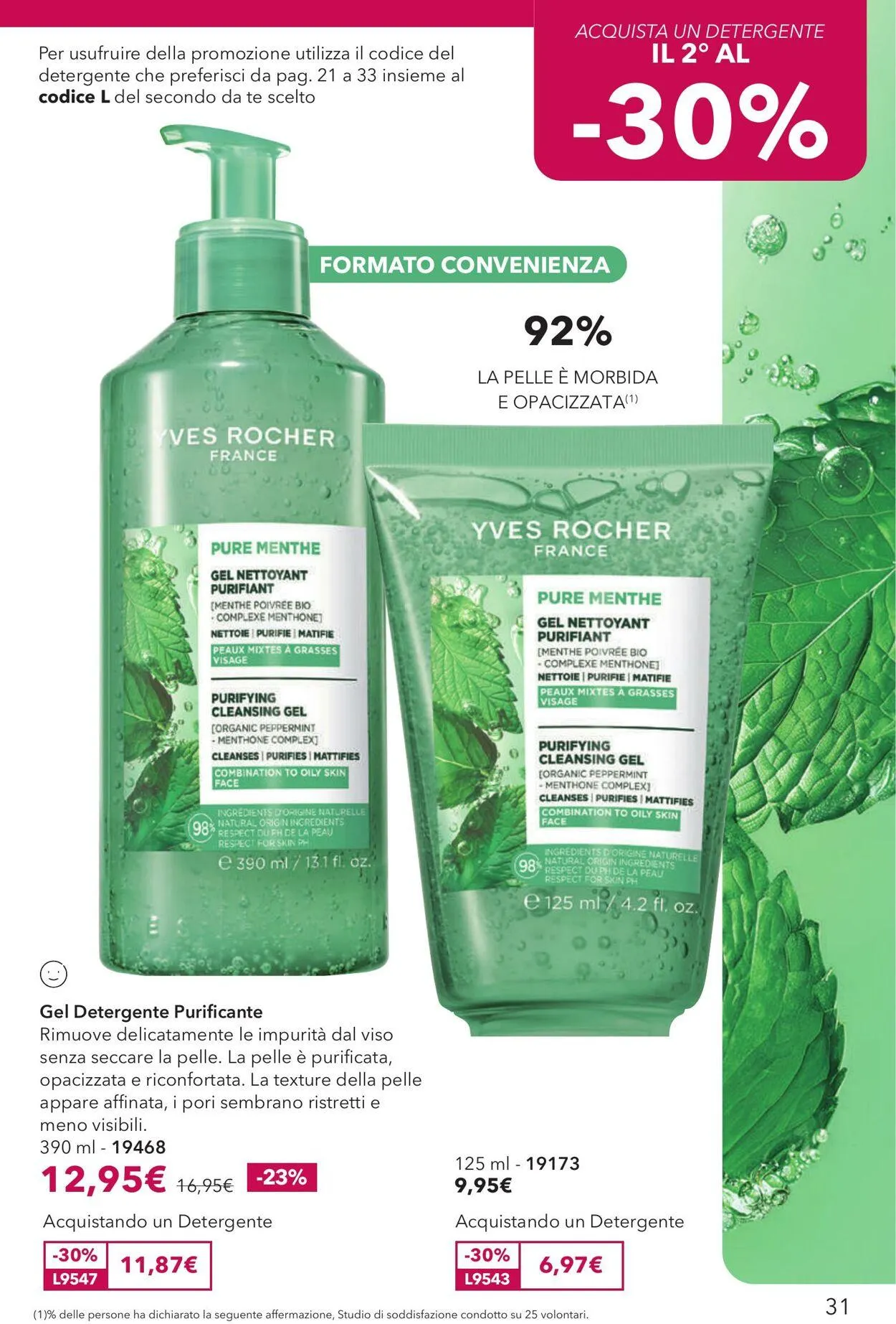Yves Rocher Volantino attuale da 11 settembre a 25 settembre di 2025 - Pagina del volantino 31