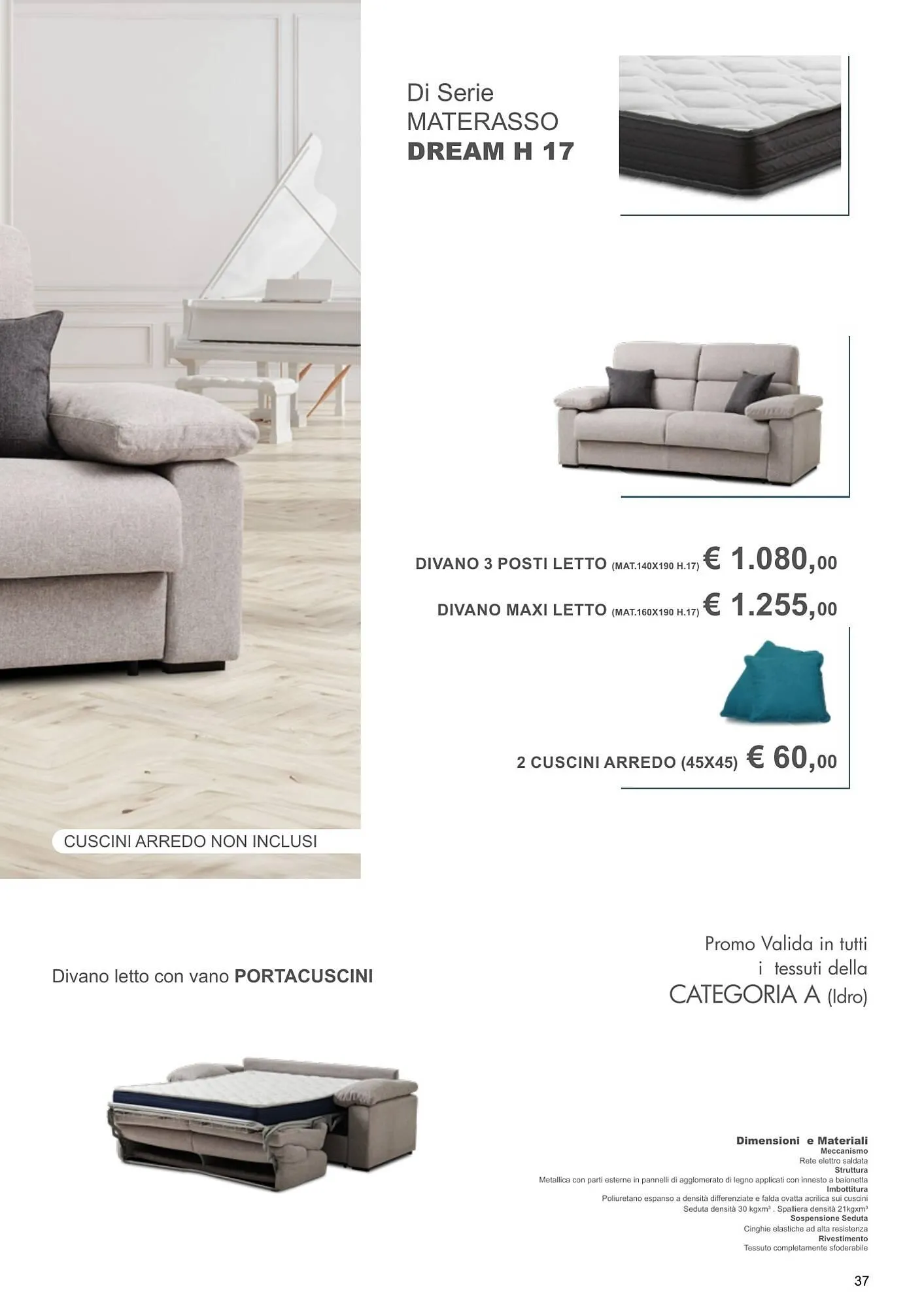 Volantino Outlet Divani da 15 ottobre a 31 dicembre di 2024 - Pagina del volantino 37