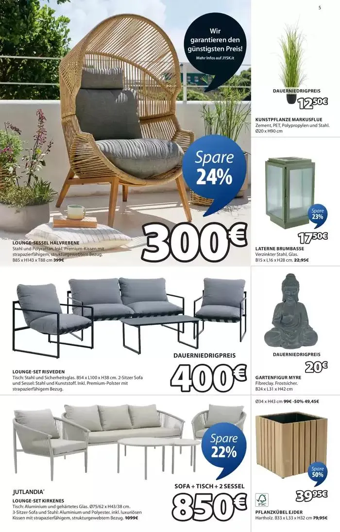 Ein großartiges Angebot für deinen Garten da 1 maggio a 31 maggio di 2025 - Pagina del volantino 5