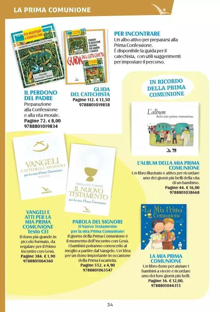  Catechismi & susssidi da 13 gennaio a 31 dicembre di 2025 - Pagina del volantino 34