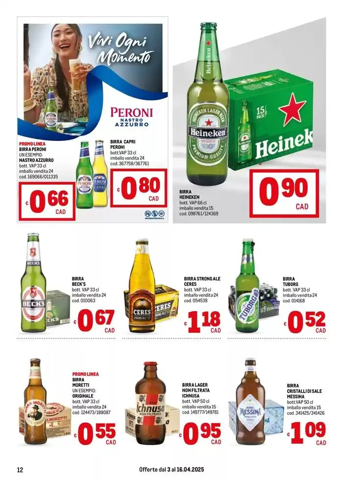 Offerte per te -Area 4 da 7 aprile a 16 aprile di 2025 - Pagina del volantino 12