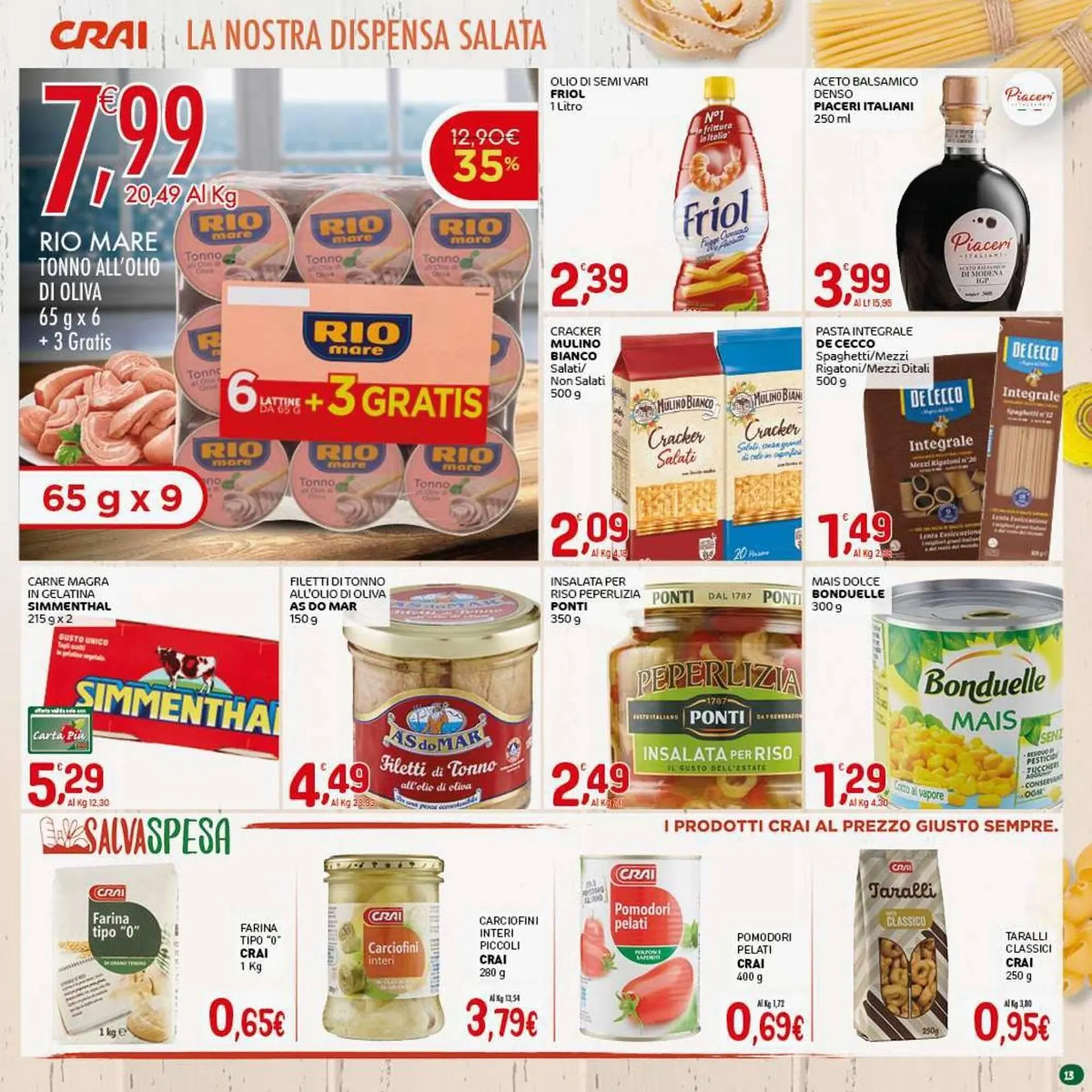 Volantino Crai da 7 agosto a 20 agosto di 2025 - Pagina del volantino 13