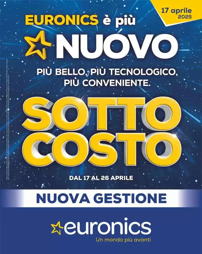 SottoCosto - Nuova Gestione da 17 aprile a 26 aprile di 2025 - Pagina del volantino 1