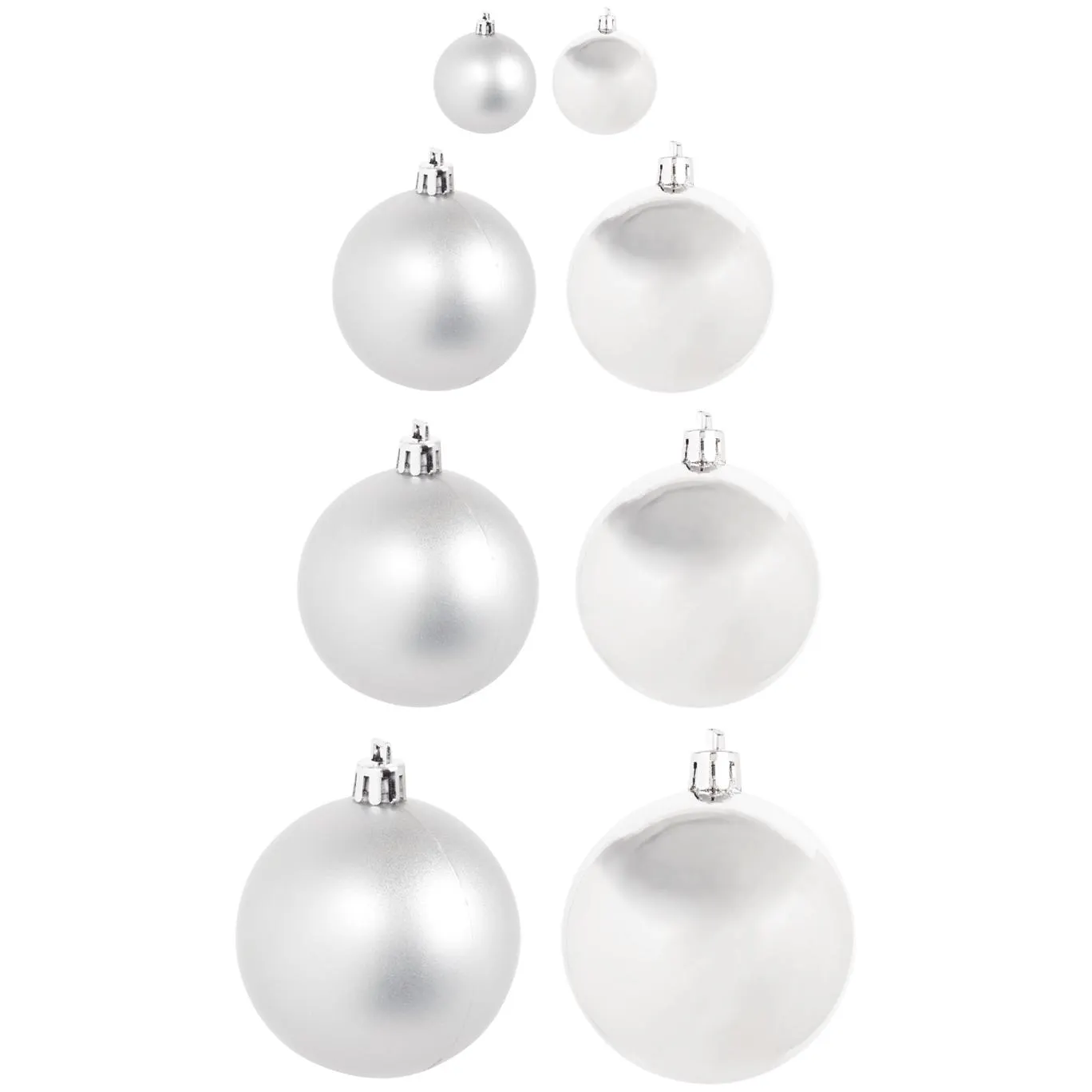 Palline di Natale in plastica