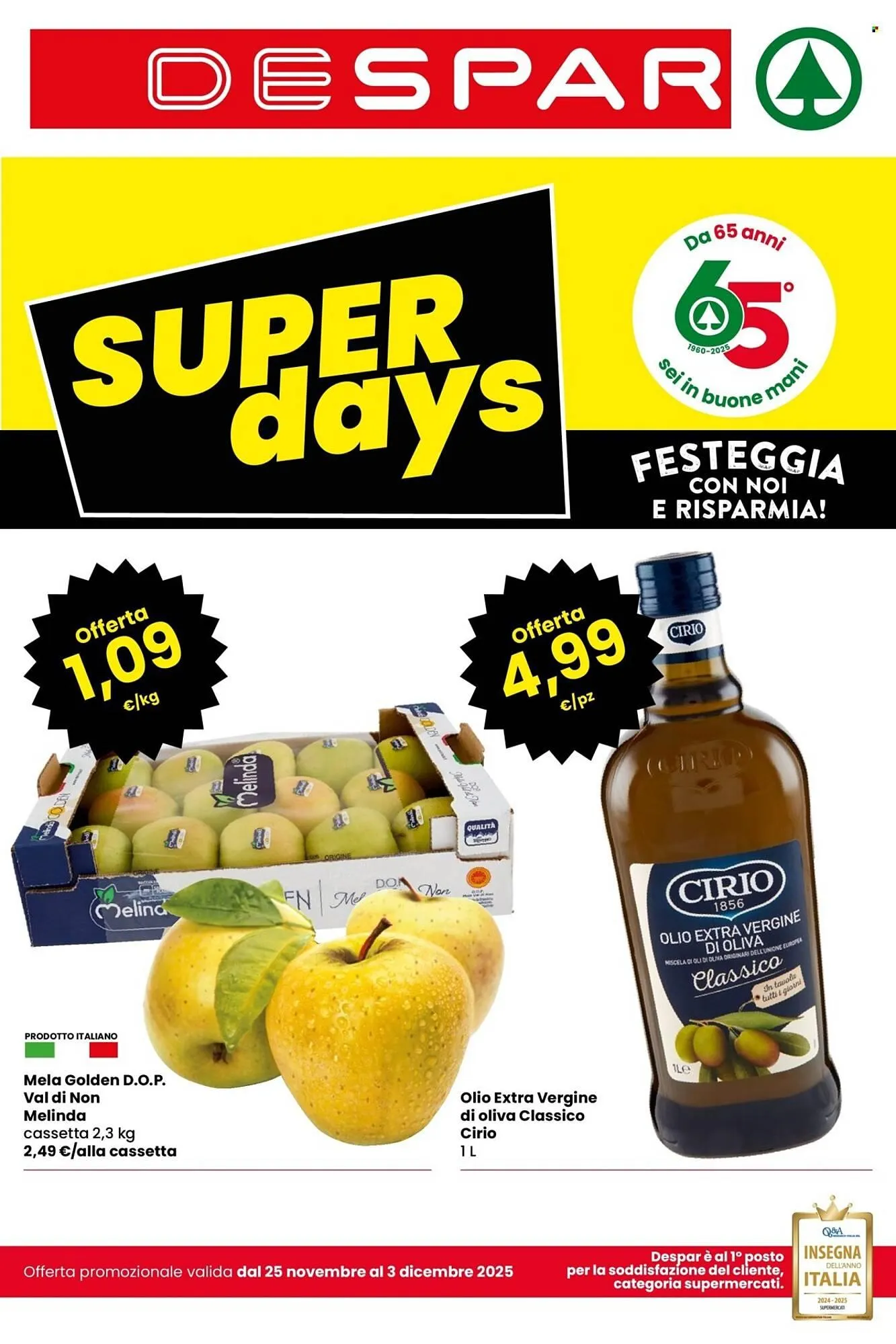 Volantino Despar da 25 novembre a 3 dicembre di 2025 - Pagina del volantino 1