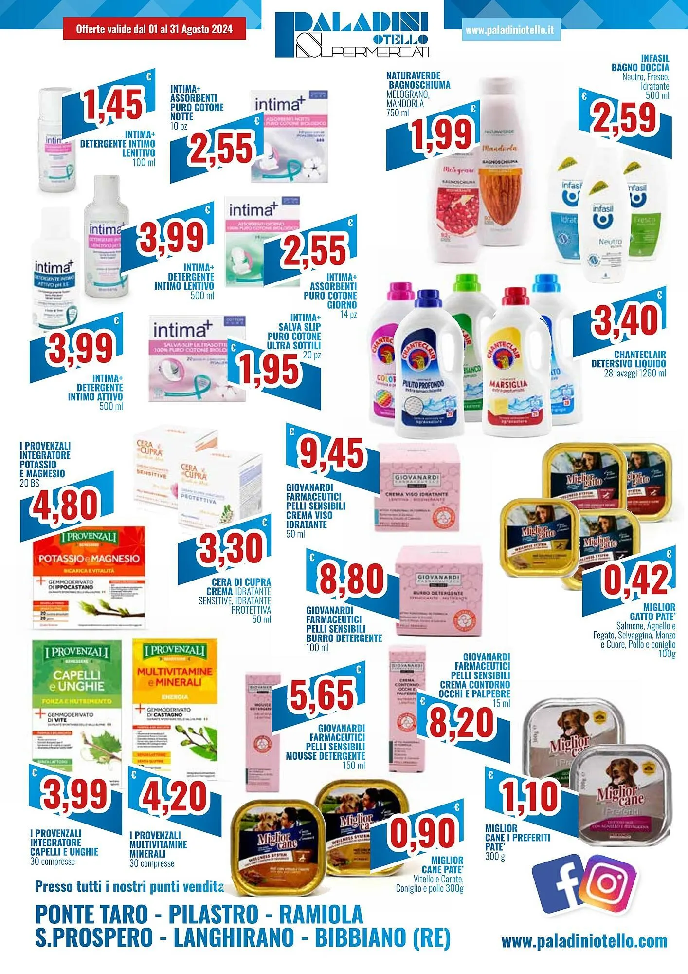 Volantino Paladini Otello Supermercato da 7 agosto a 31 agosto di 2024 - Pagina del volantino 6