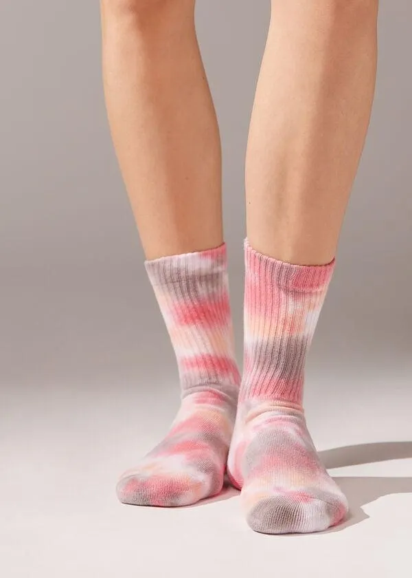 Calze Corte Sport Tie Dye