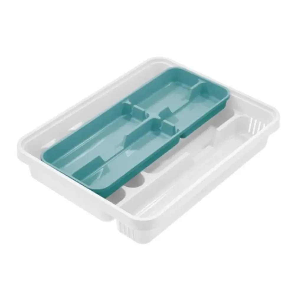 Portaposate Mixy Bianco/Delfino 31x39.5xh7cm