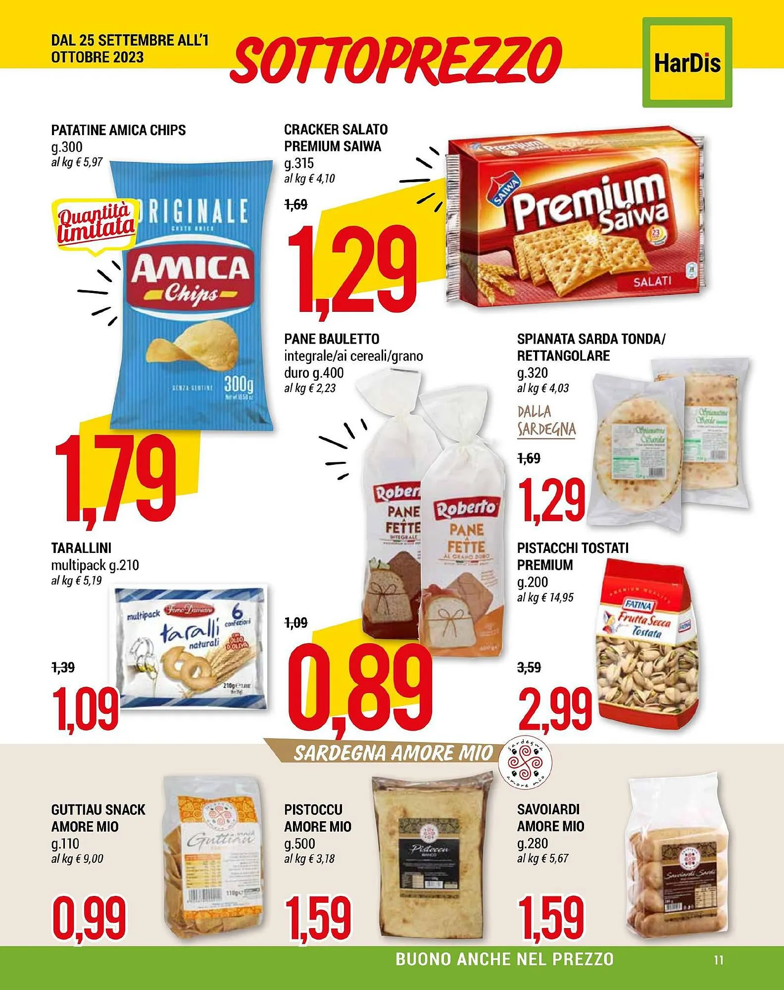 Volantino Hardis da 25 settembre a 1 ottobre di 2023 - Pagina del volantino 11