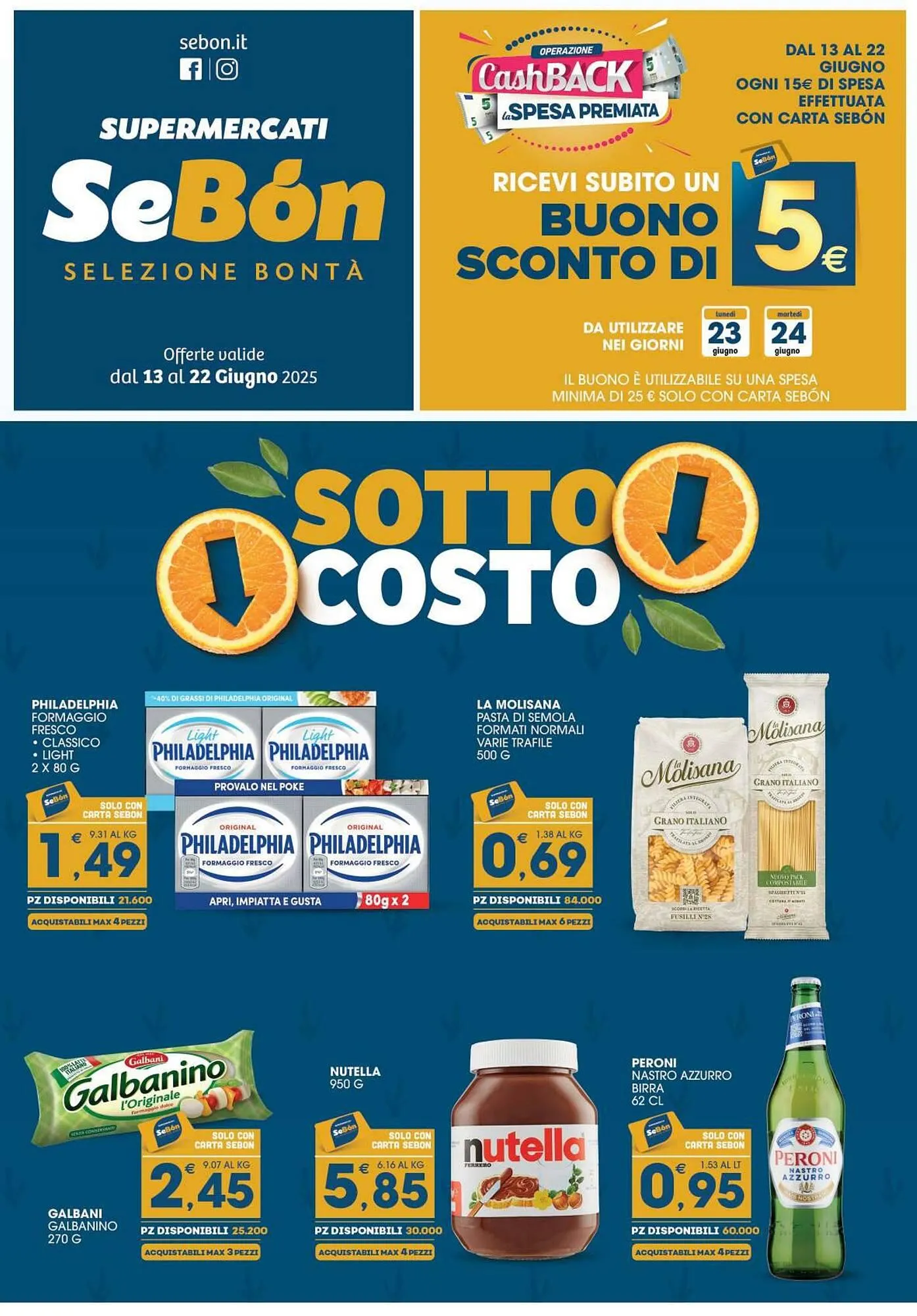 Volantino SeBón Supermercati - 1